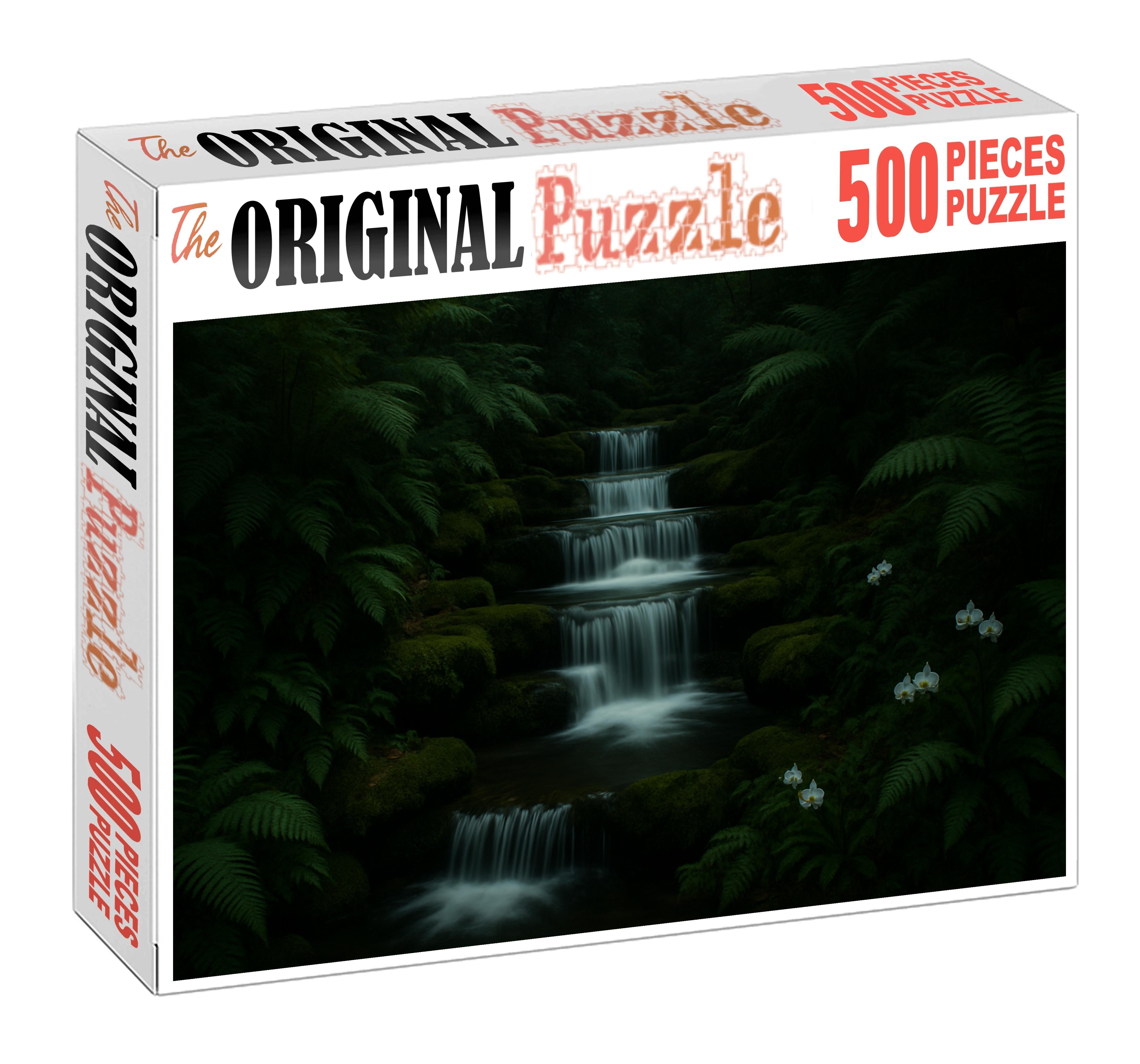 Silent Grove Falls Puzzle For Adults