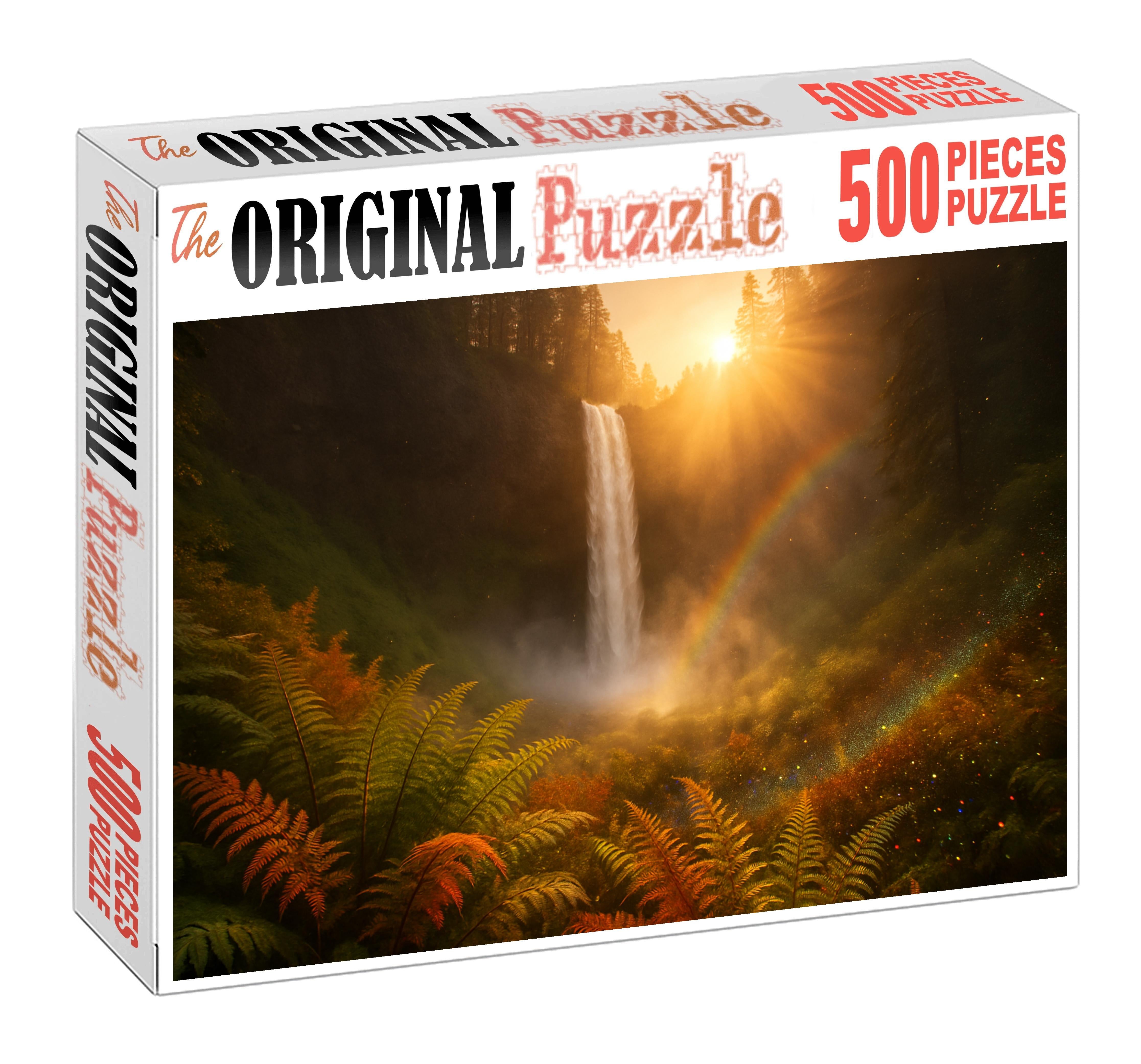 Sunrise Mistfall Glade Puzzle For Kids