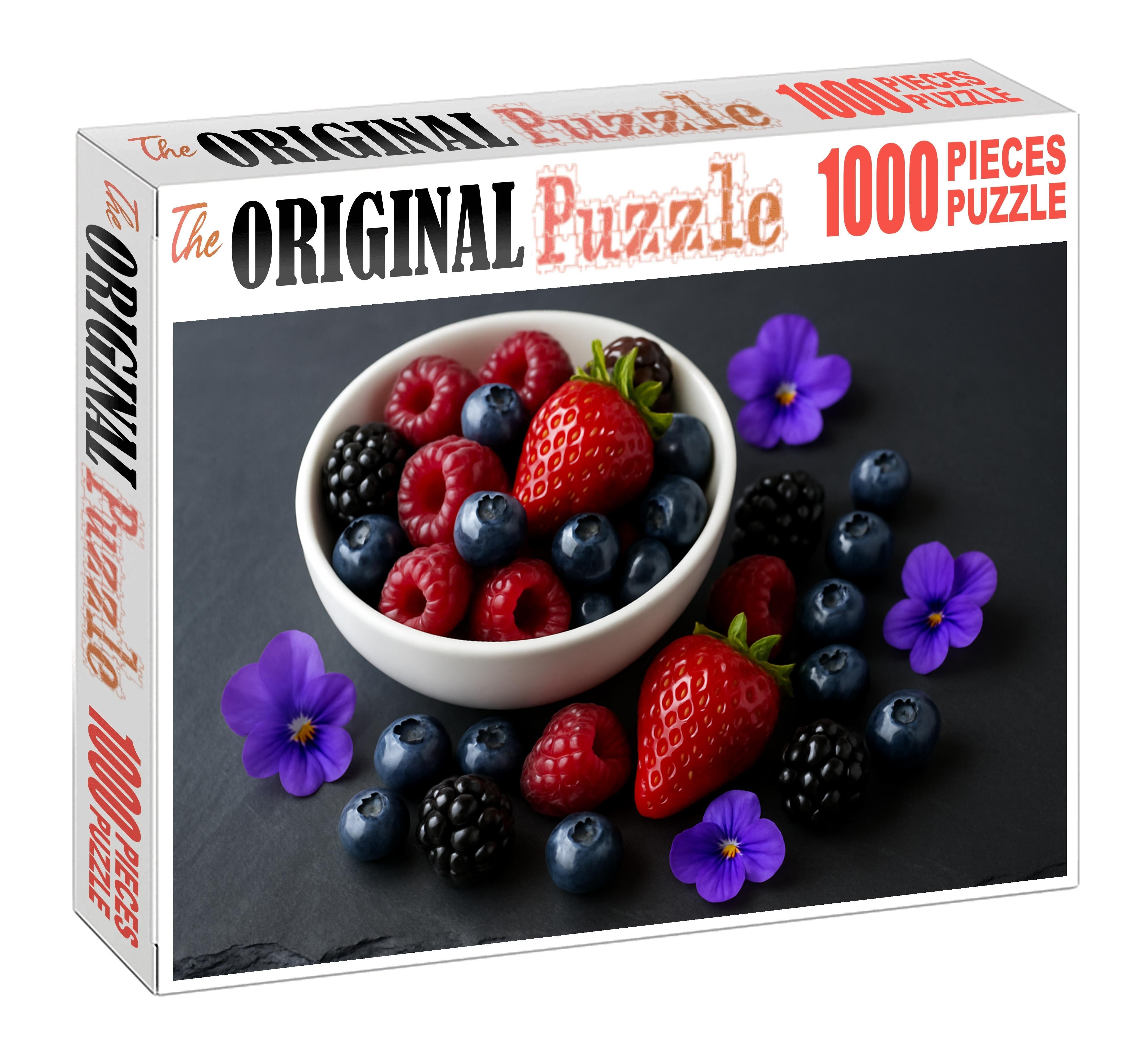 Jewel-toned Berry Cascade Puzzle Collection