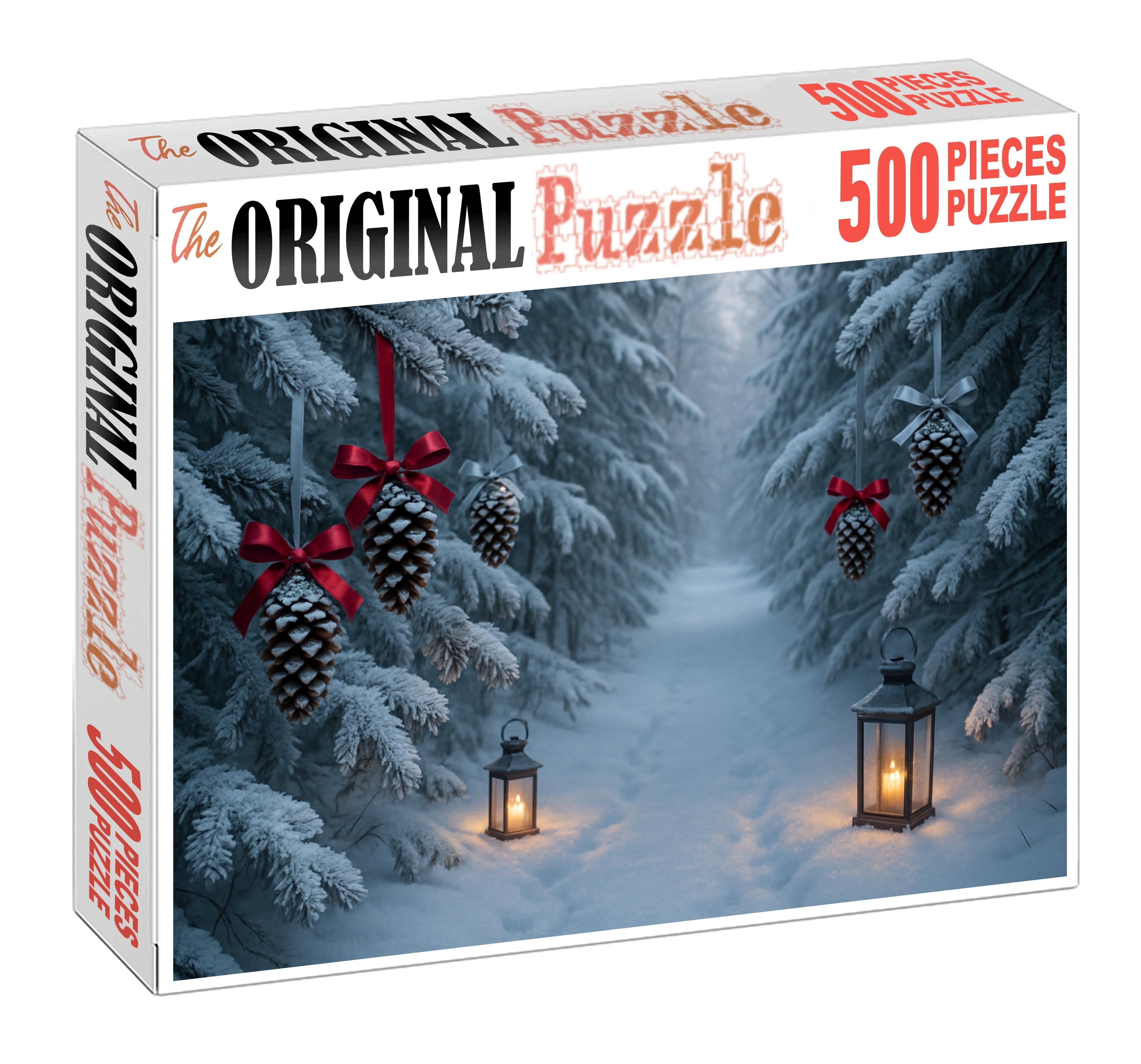 Frosted Pinewood Trail Puzzle Fun