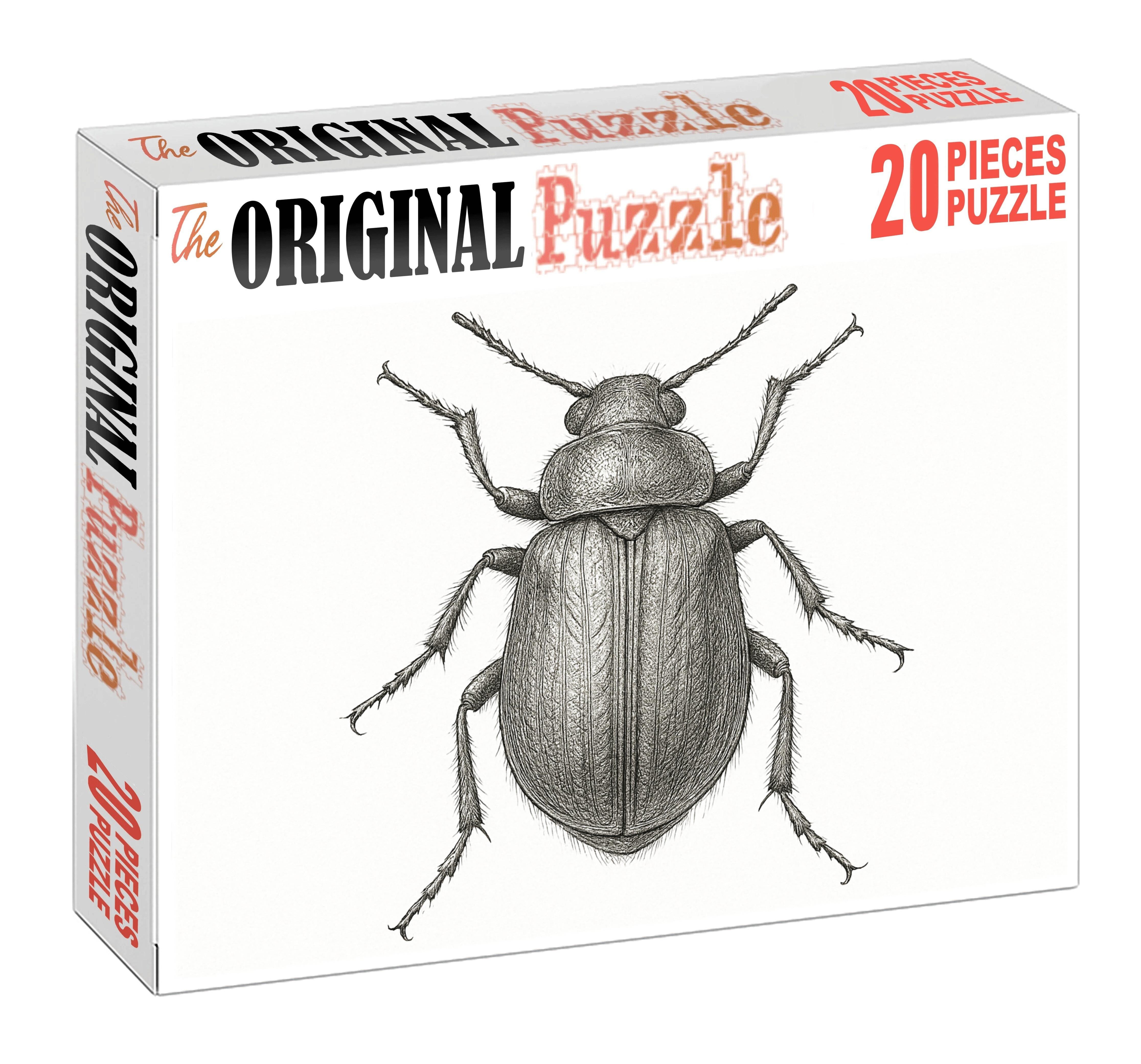 Intricate Insect Anatomy Study Technical Pen Drawing With Fine Detailing Large Format Puzzle