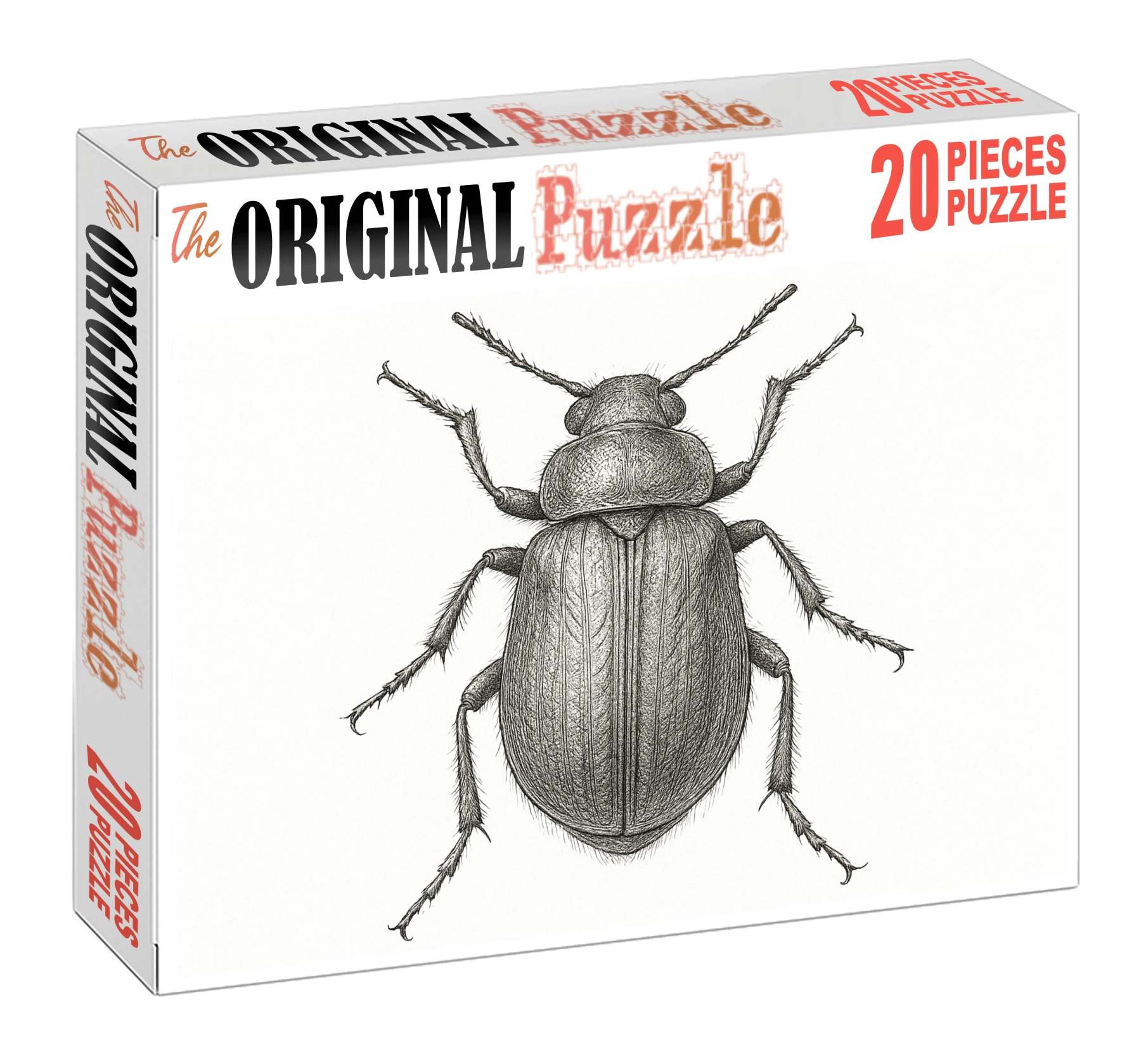 Intricate Insect Anatomy Study Technical Pen Drawing With Fine Detailing Large Format Puzzle