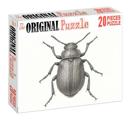 Intricate Insect Anatomy Study Technical Pen Drawing With Fine Detailing Large Format Puzzle