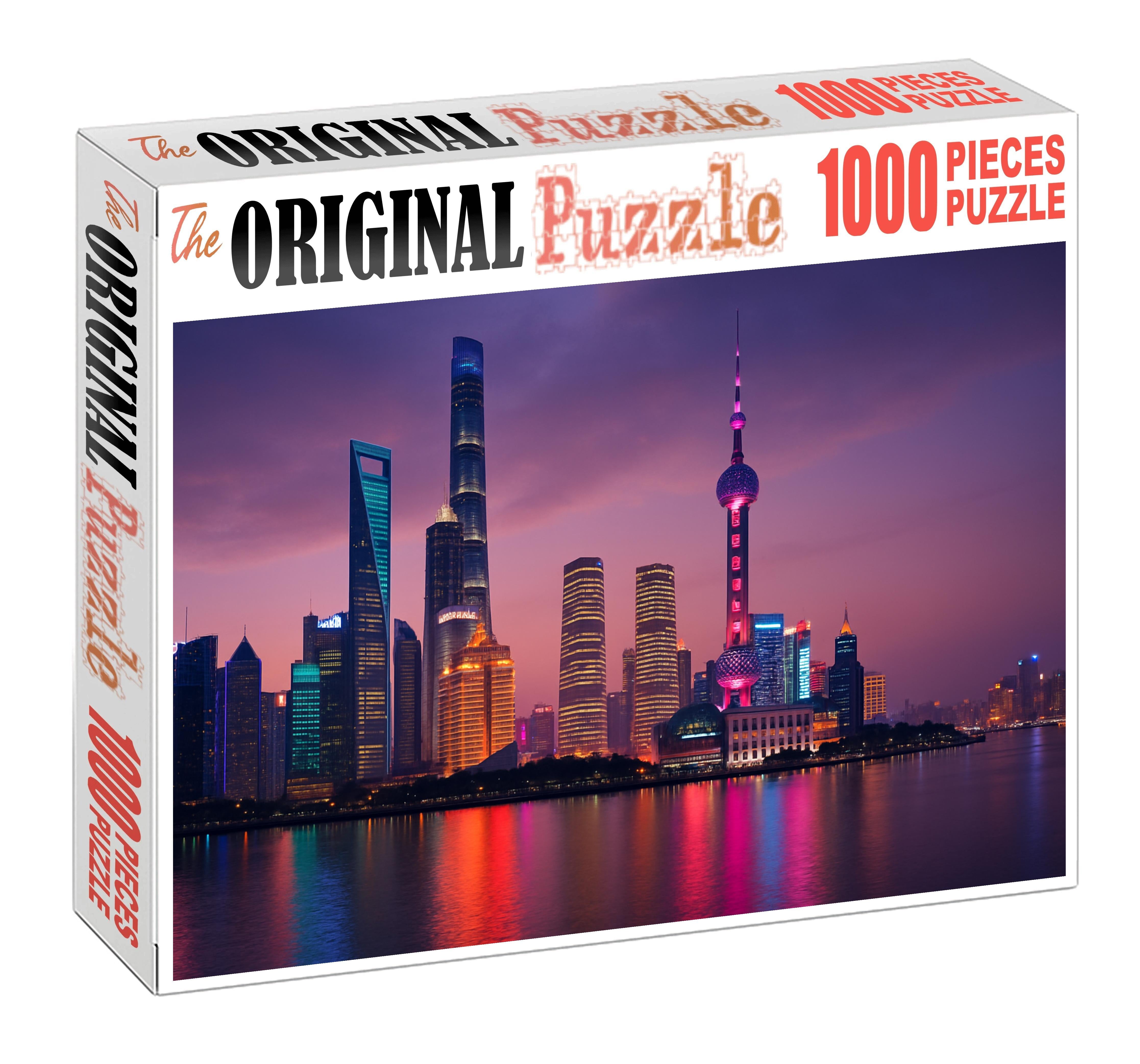 Shanghai Pudong Skyline Asia's Rising Financial Powerhouse 100 Piece Puzzle