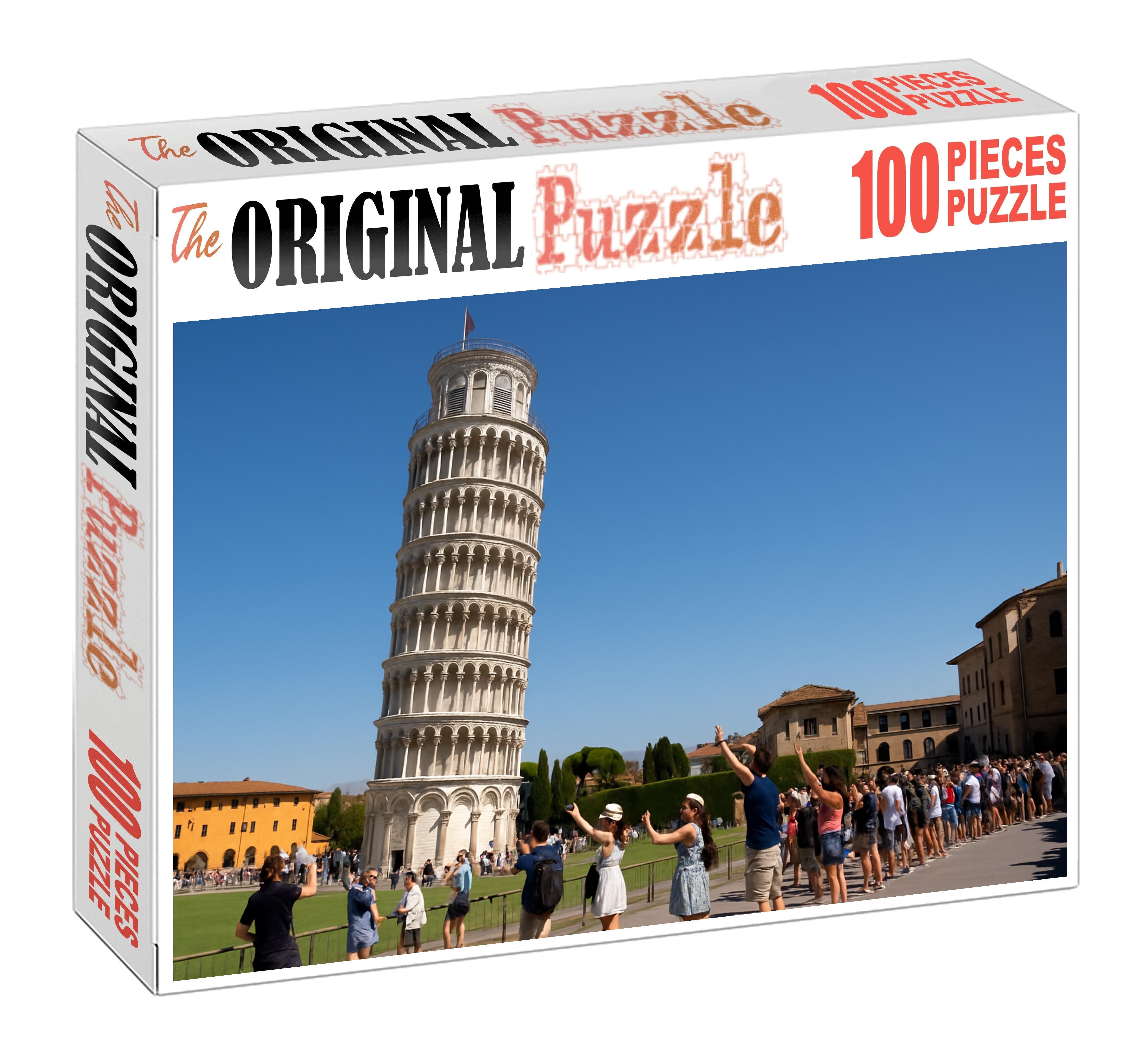 Tower Of Pisa Located In Pisa Italy Recognized By 8400 Globally For Its Characteristic Tilt 1000 Piece Puzzle