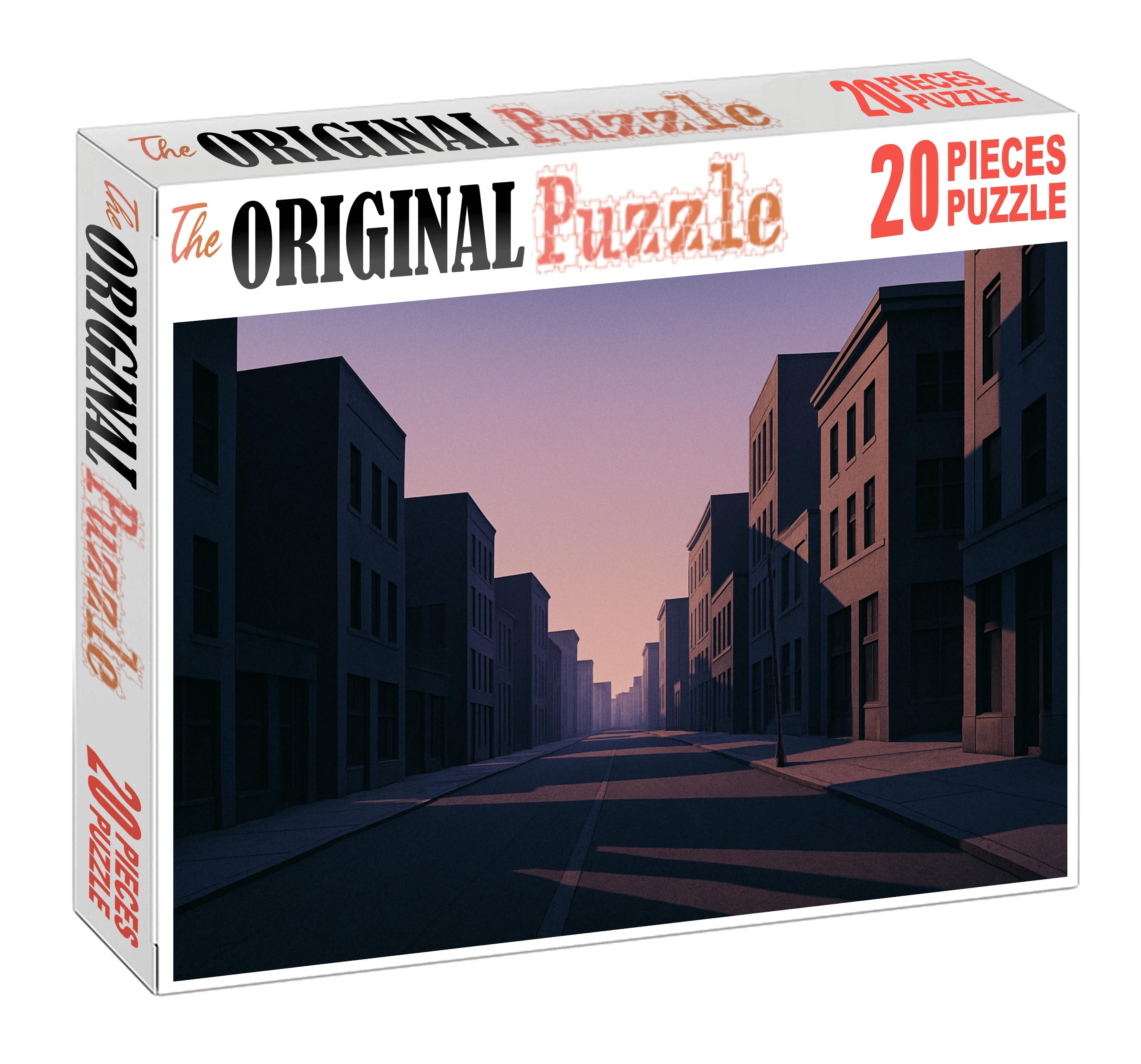 Silent City At Dusk Puzzle For Adults