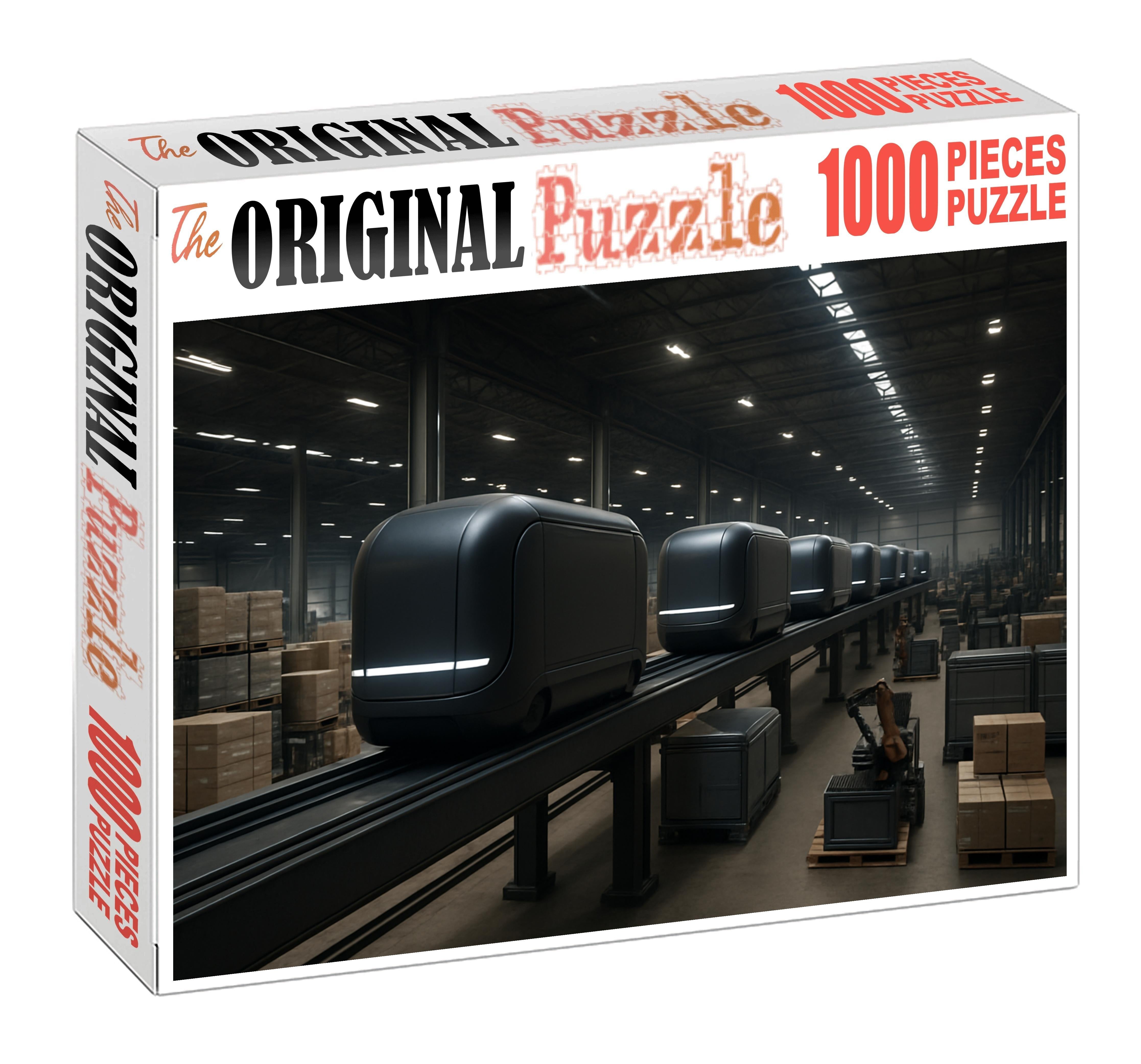 Magnetically Levitated Freight Conveyor 20 Piece Puzzle
