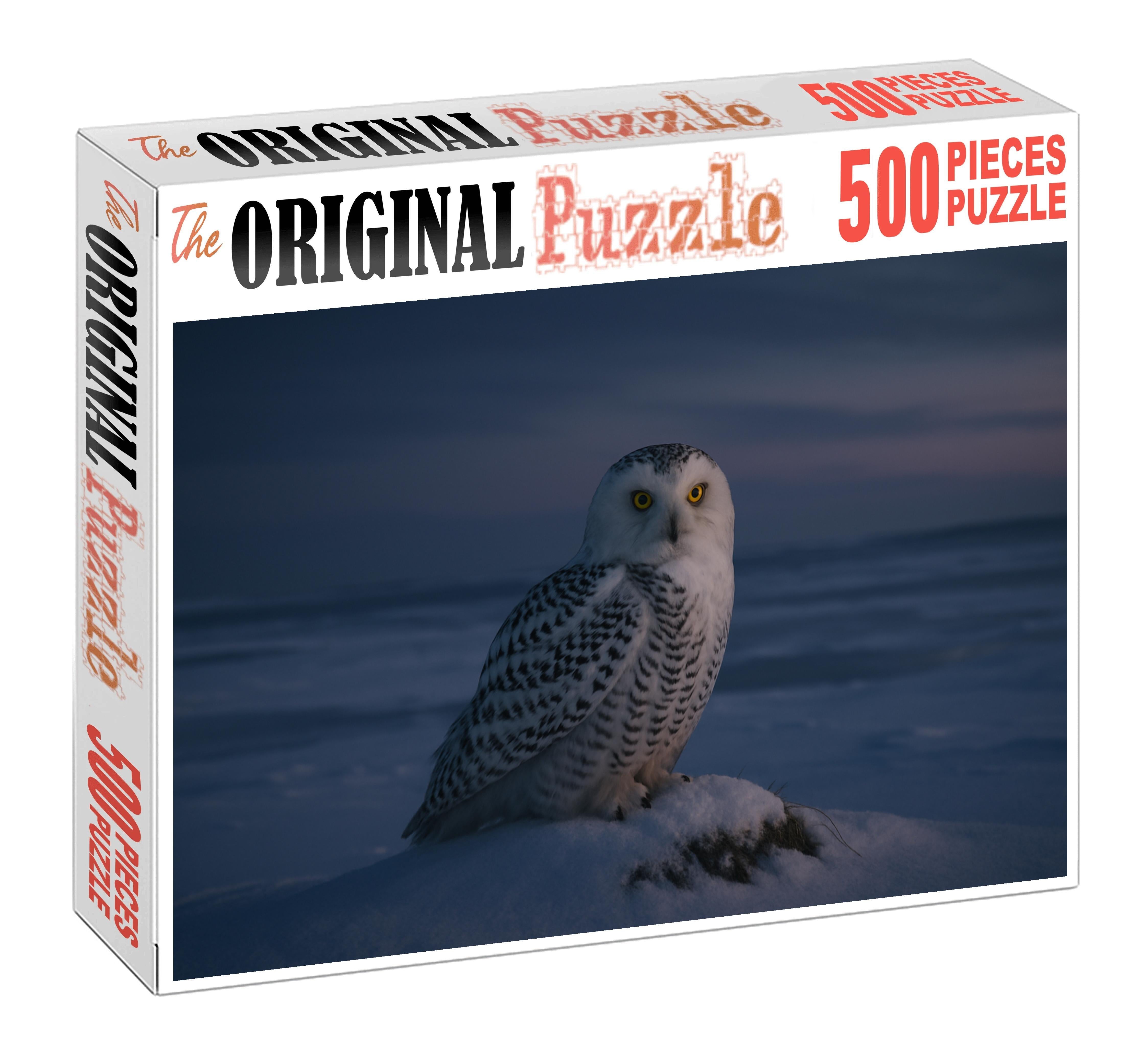 Snowy Owl Arctic Sentinel Of The Night Puzzle Challenge