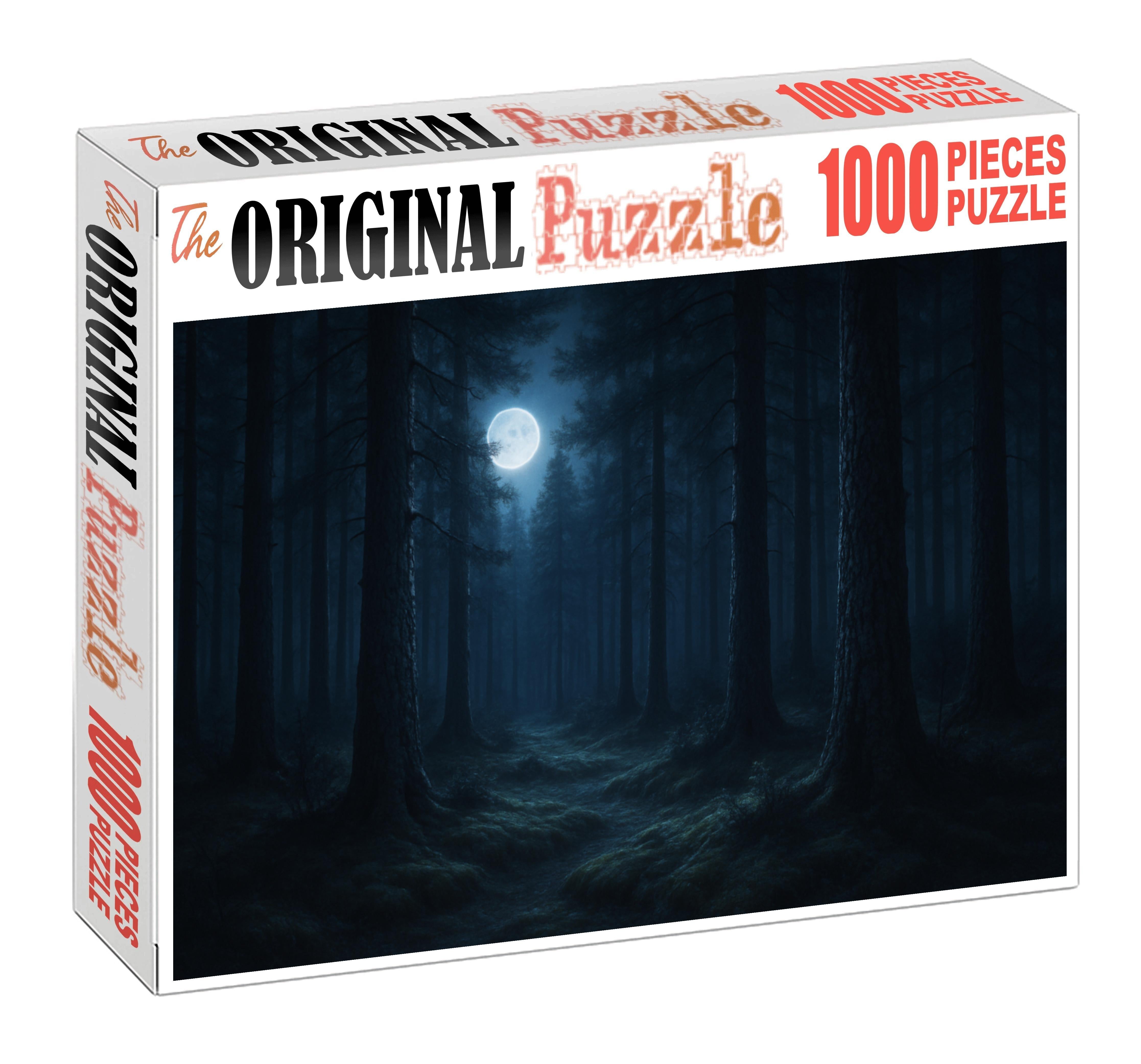 Moonlit Pine Hollow Unique Puzzle Design