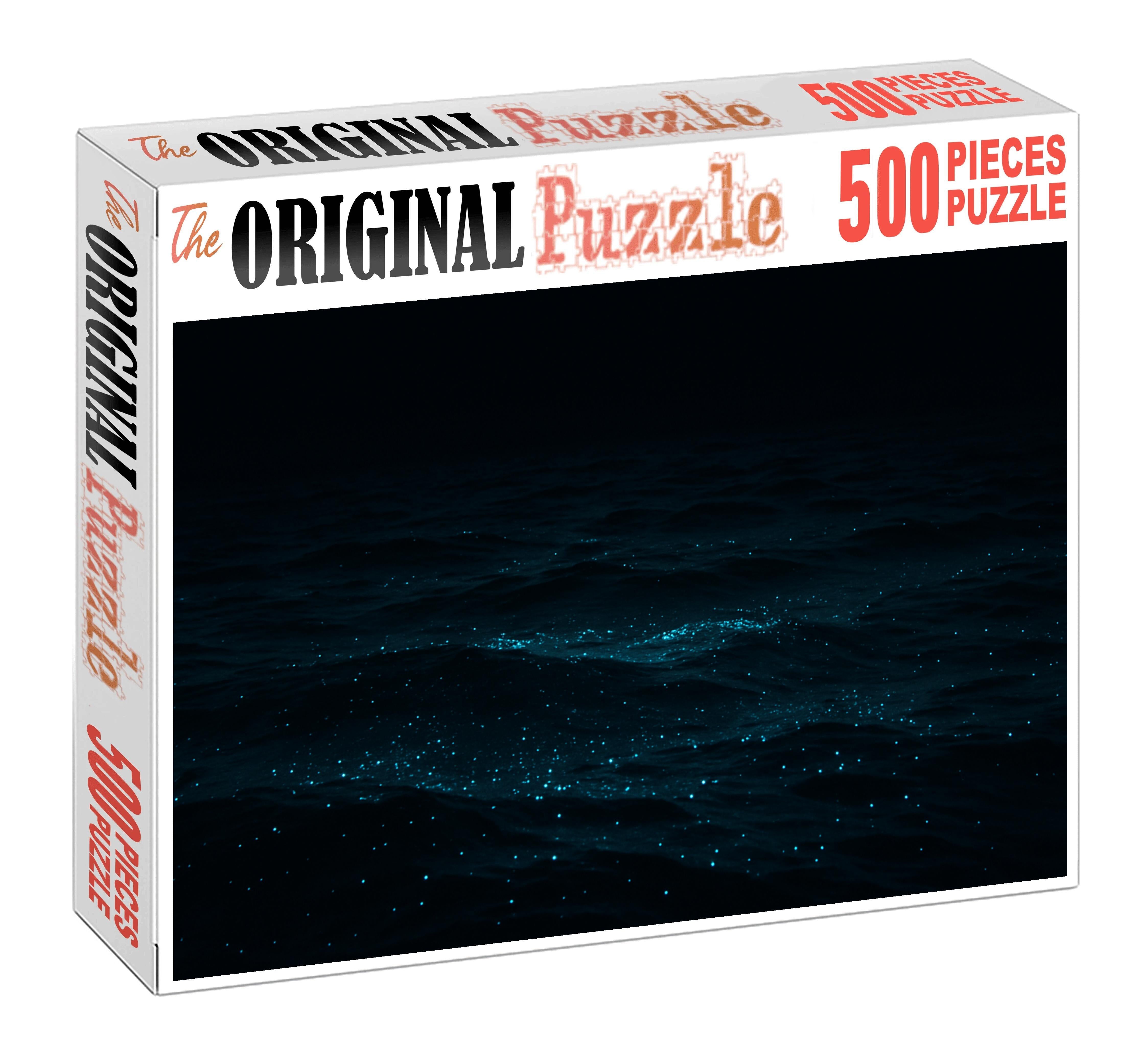 Phosphorescent Open Water Drift Bioluminescence In The Epipelagic Zone 20 Piece Puzzle