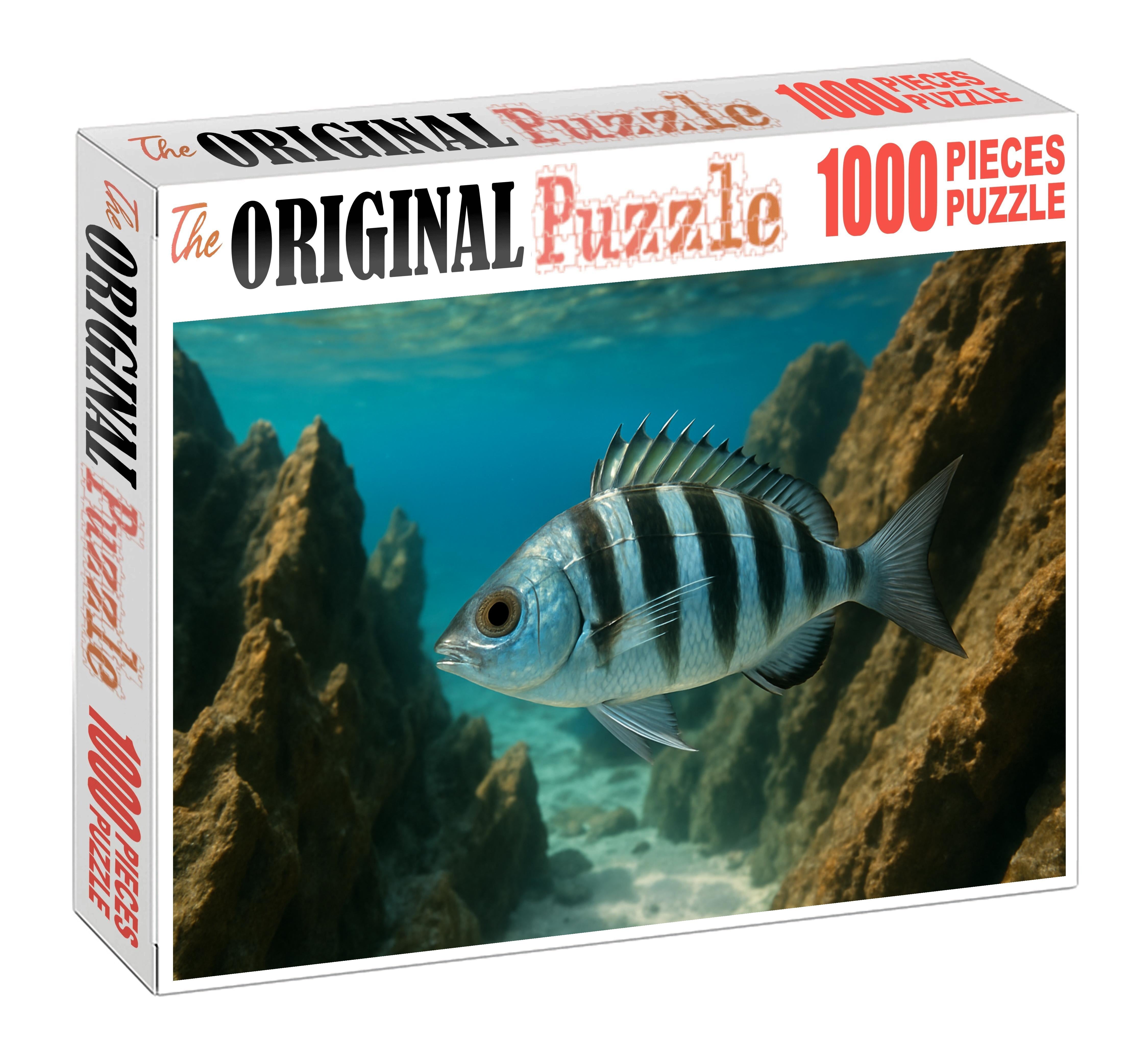 Silverband Spinefish Armored Darter With Reflective Scales 200 Piece Puzzle