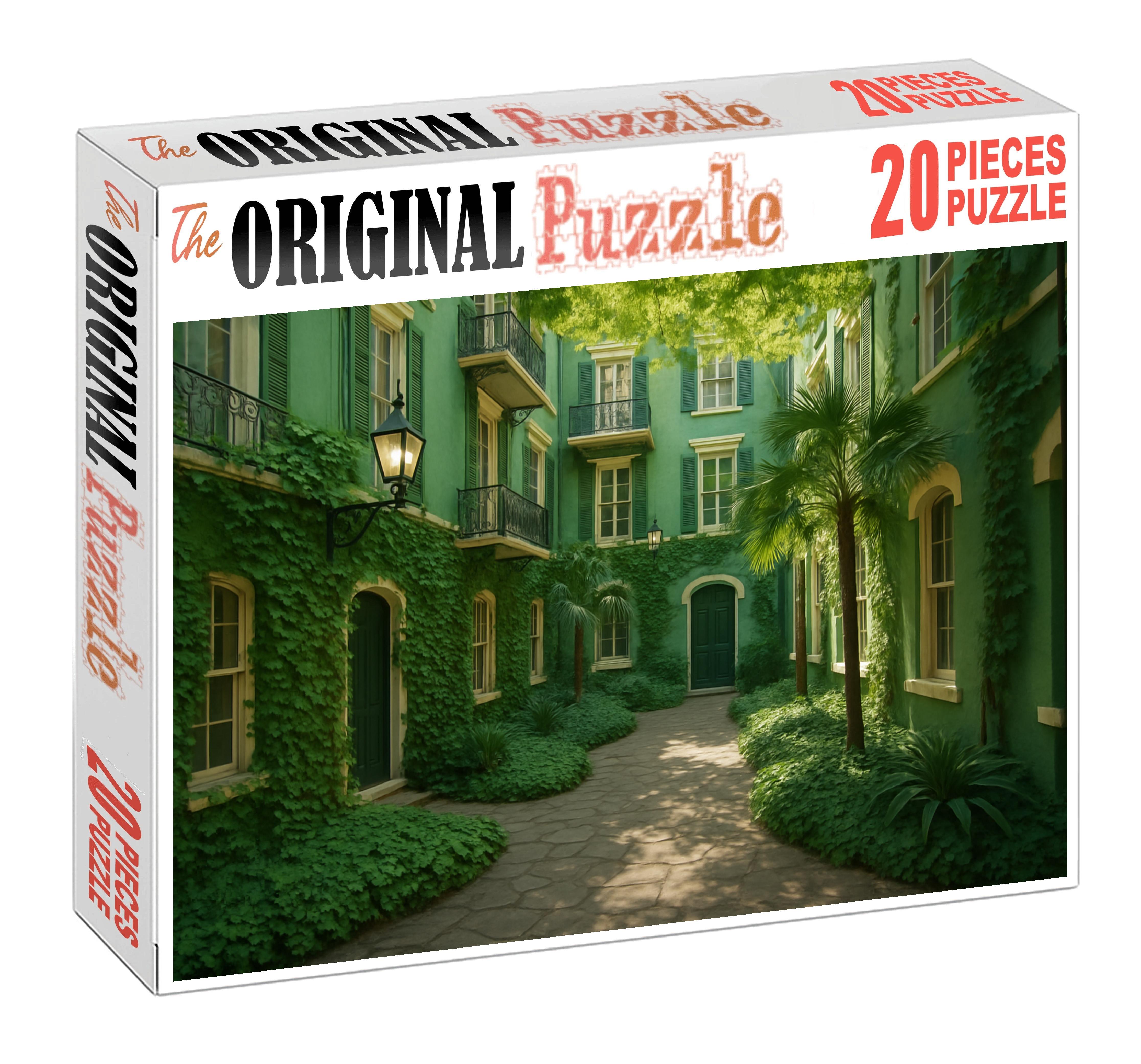 Jade Courtyard Custom Jigsaw Puzzle