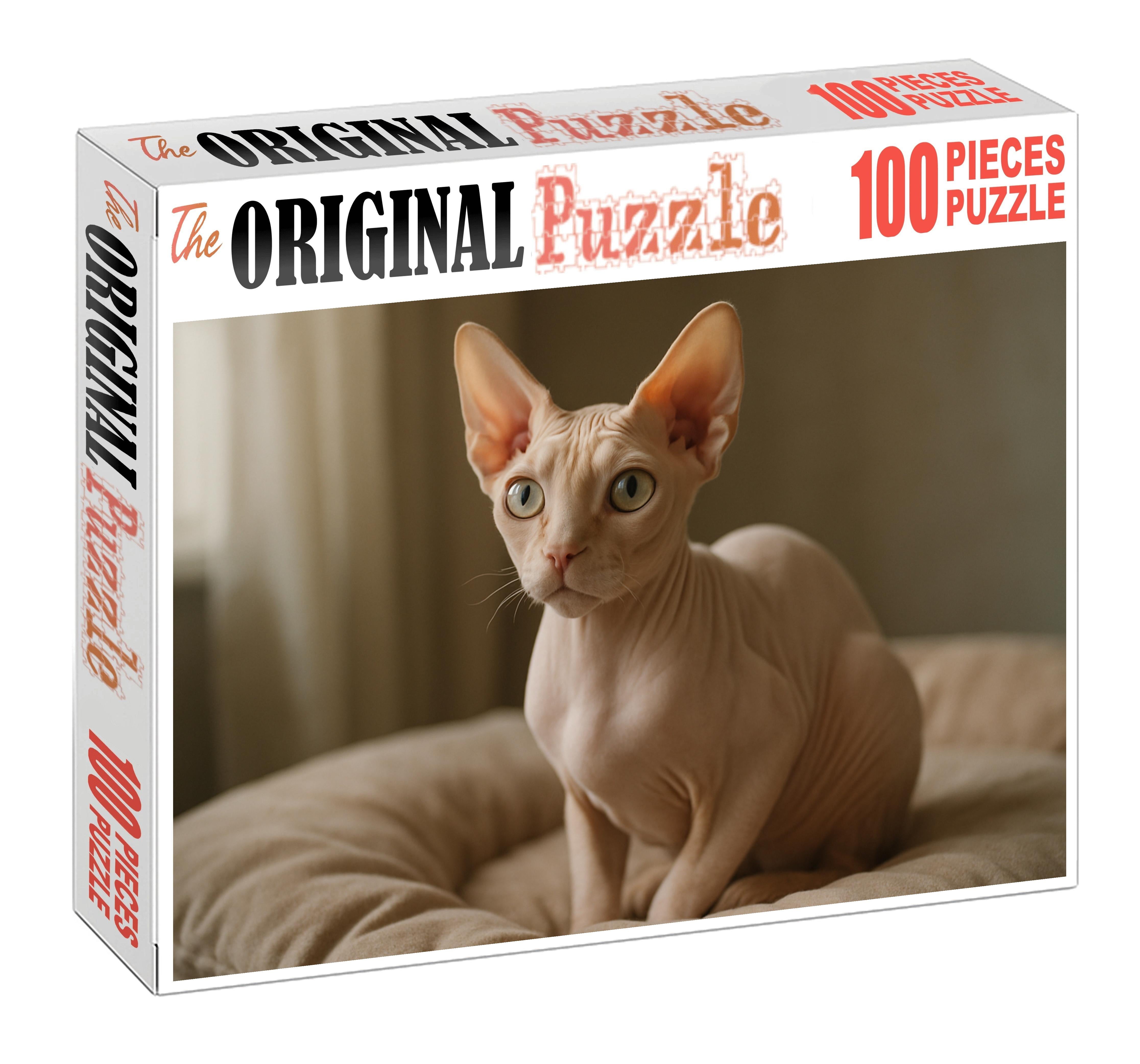 Ivory Glint Sleek Hairless With Luminous Skin And Social Grace Premium Puzzle Pieces
