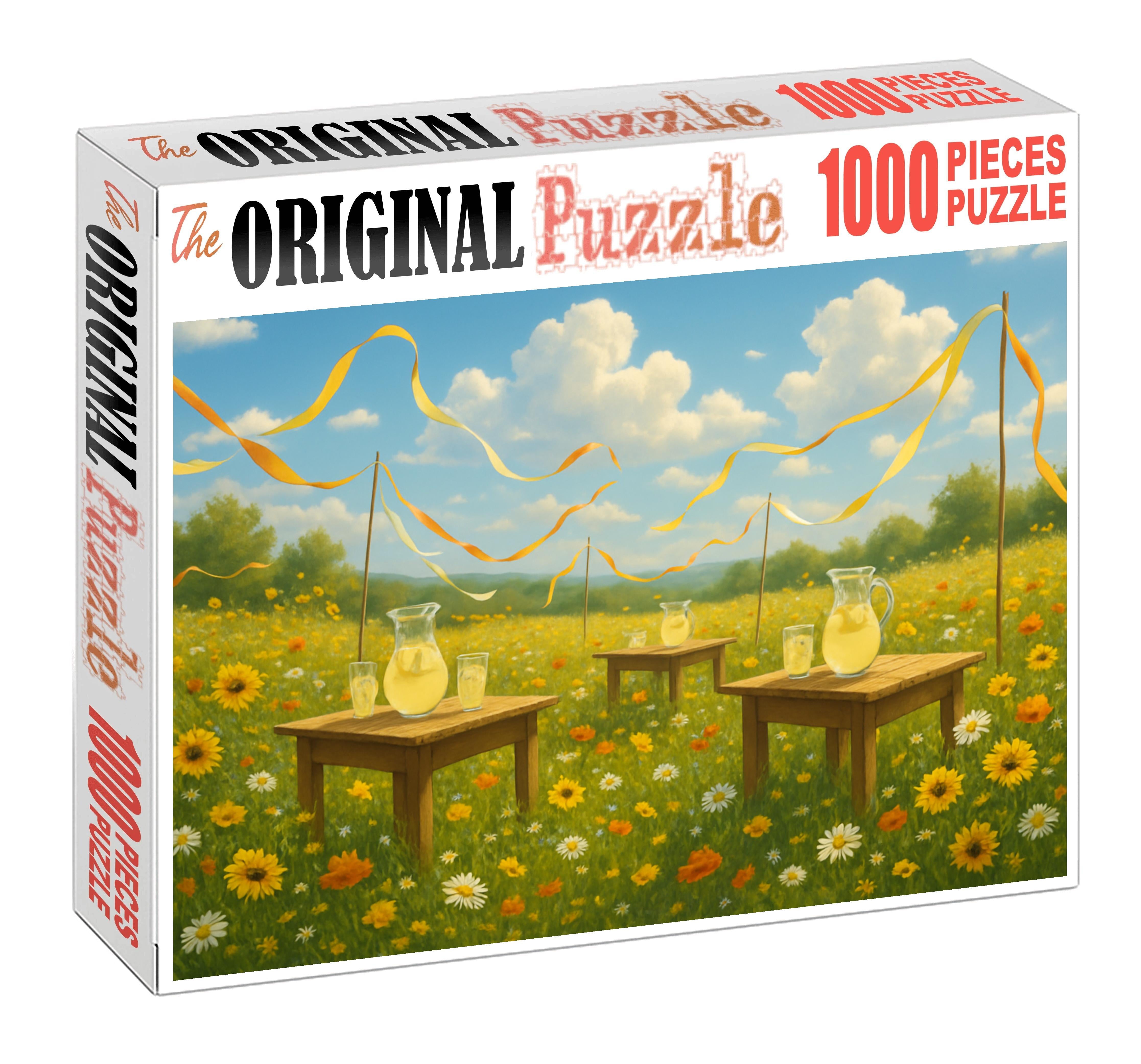 Lush Summer Meadow Fest Unique Puzzle Design