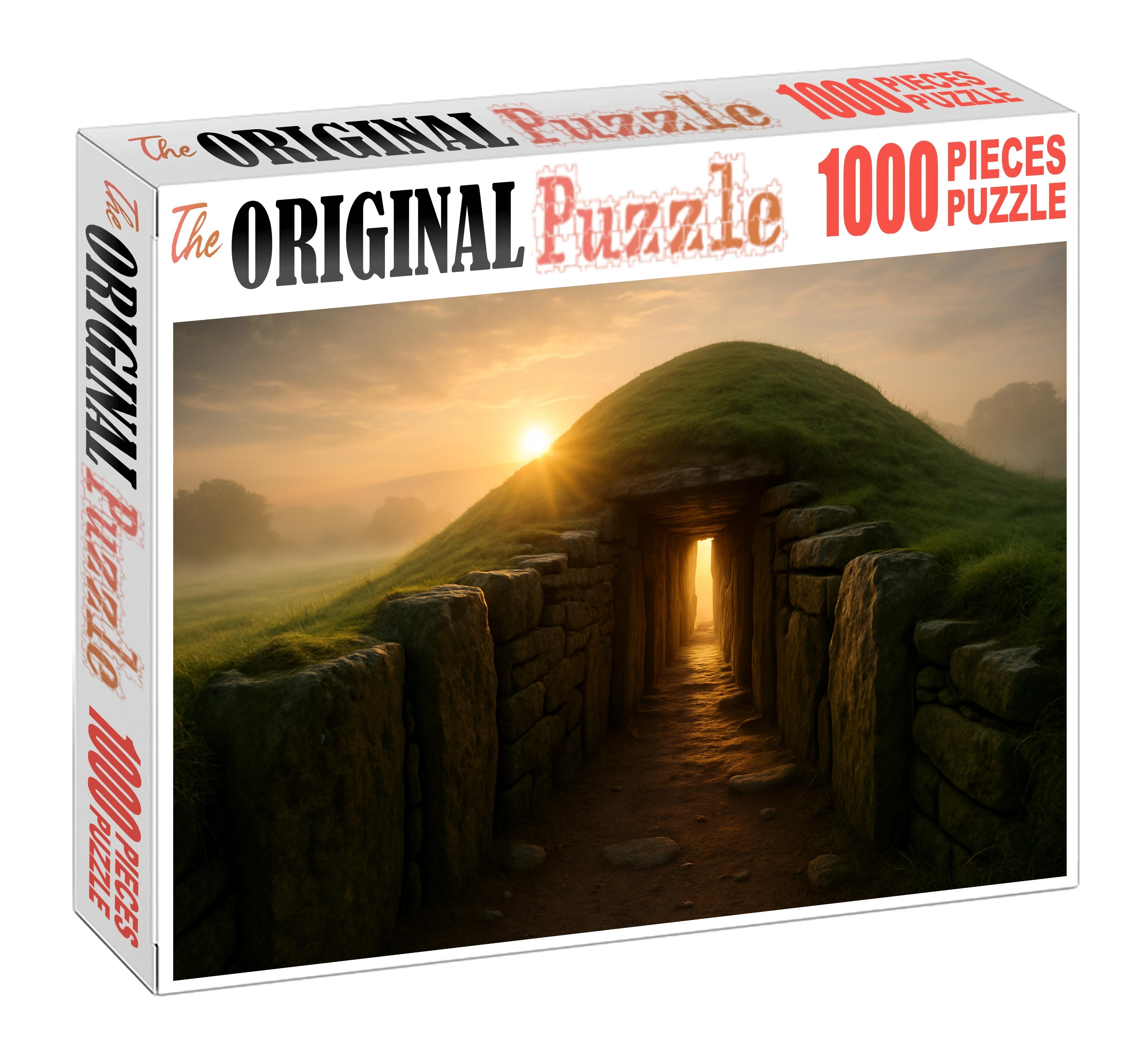 Neolithic Cairn Of Newgrange Situated In County Meath Ireland Recognized By 6680 Globally As A Prehistoric Monument Older Than The Pyramids 1000 Piece Puzzle