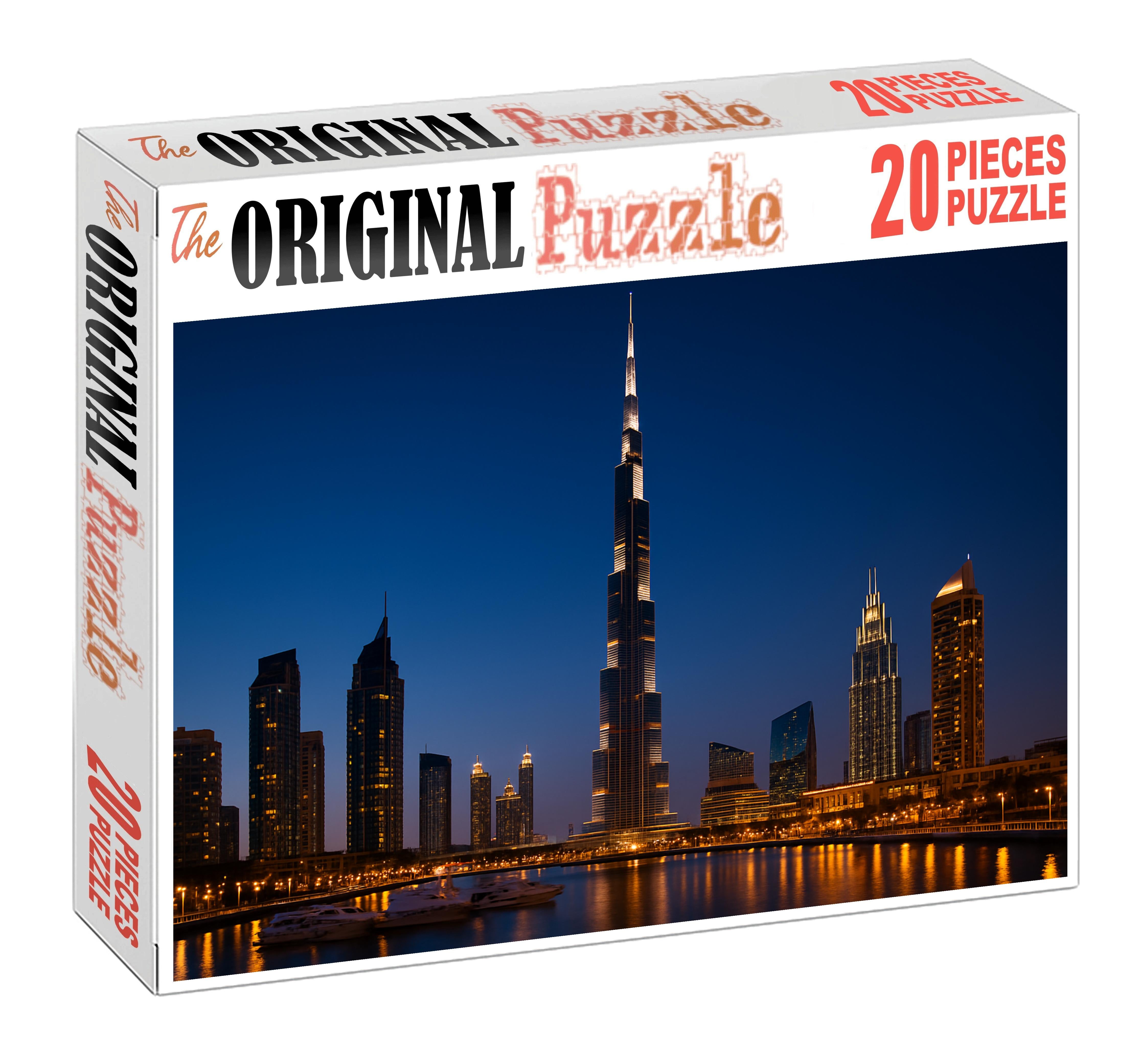 Dubai Marina Skyline Ultra-modern Supertalls Dominated By The Burj Khalifa Puzzle For Adults