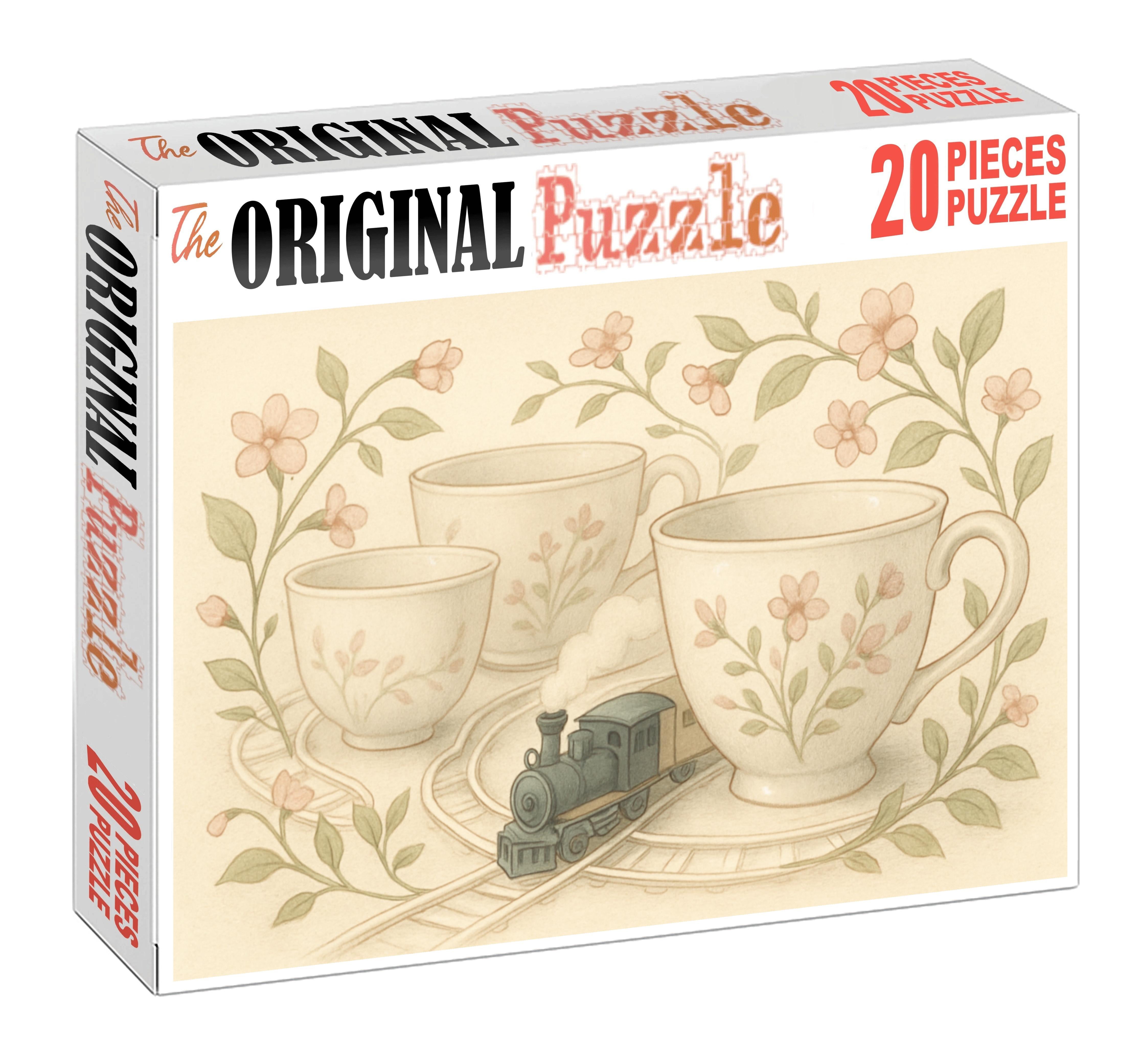 Tea Garden Train Adventure 500 Piece Puzzle