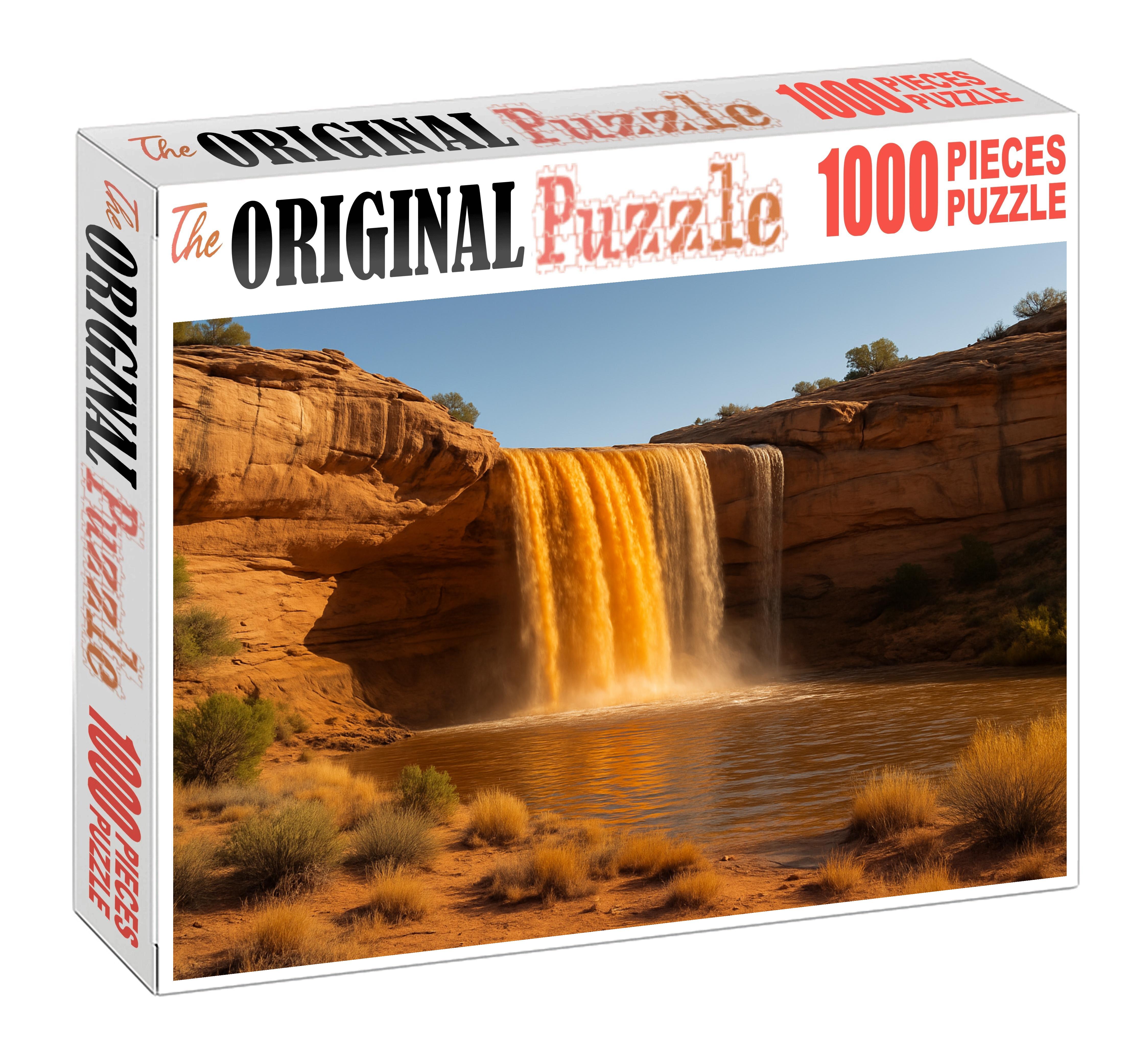Amber Cliff Spillway 100 Piece Puzzle