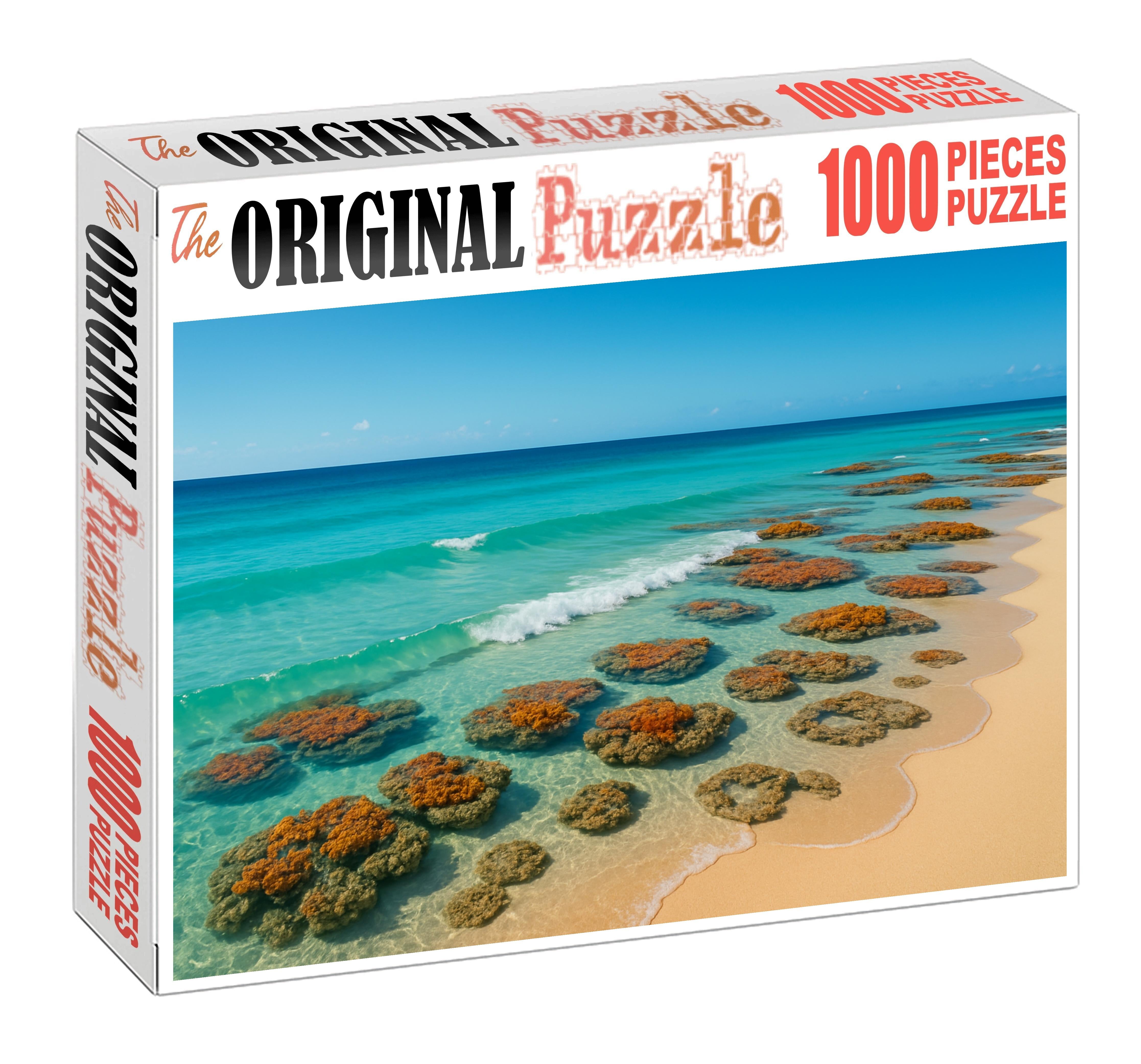 Sunlit Coral Shoreline 50 Piece Puzzle