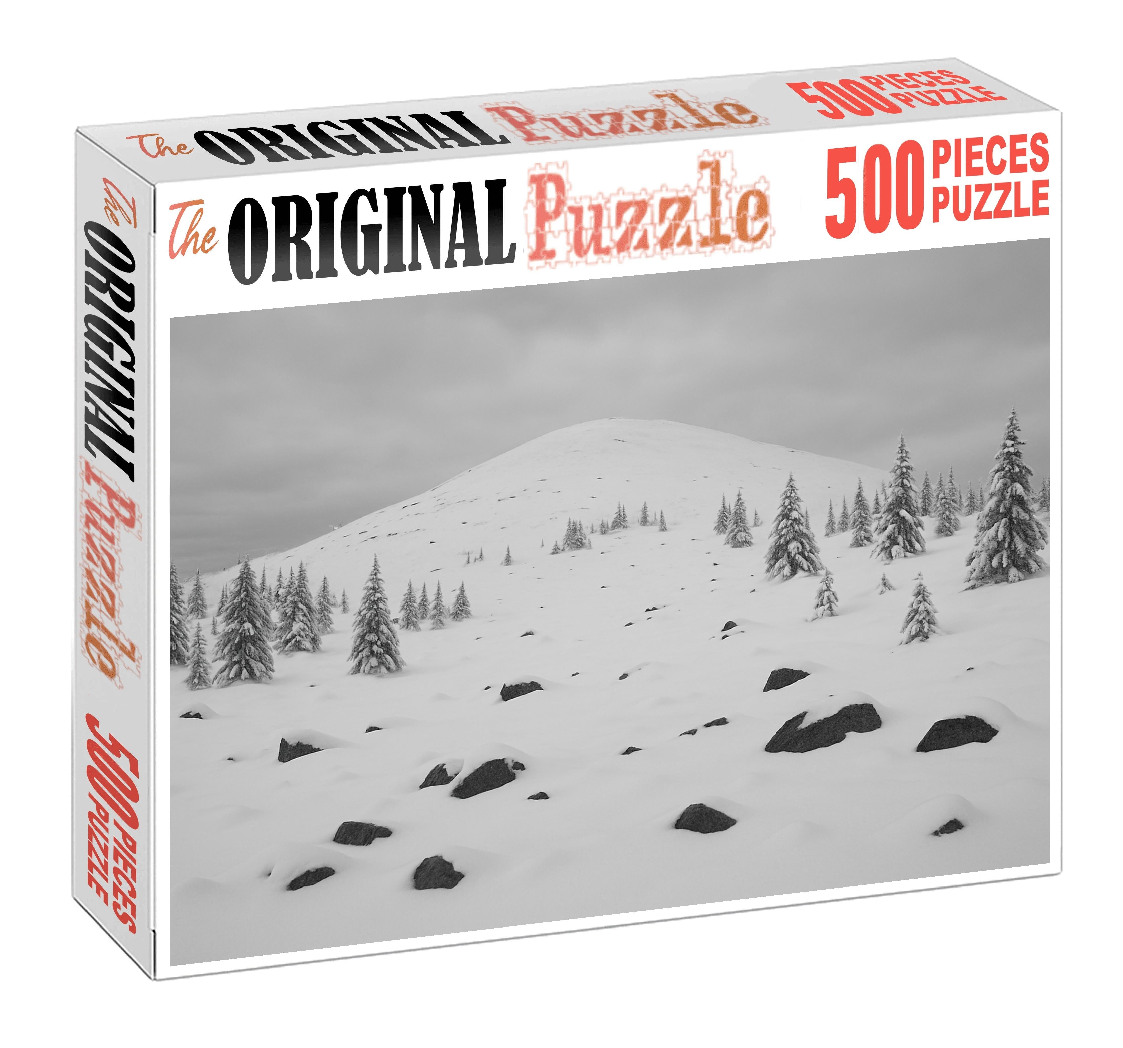 Silent Snowfield Summit 500 Piece Puzzle