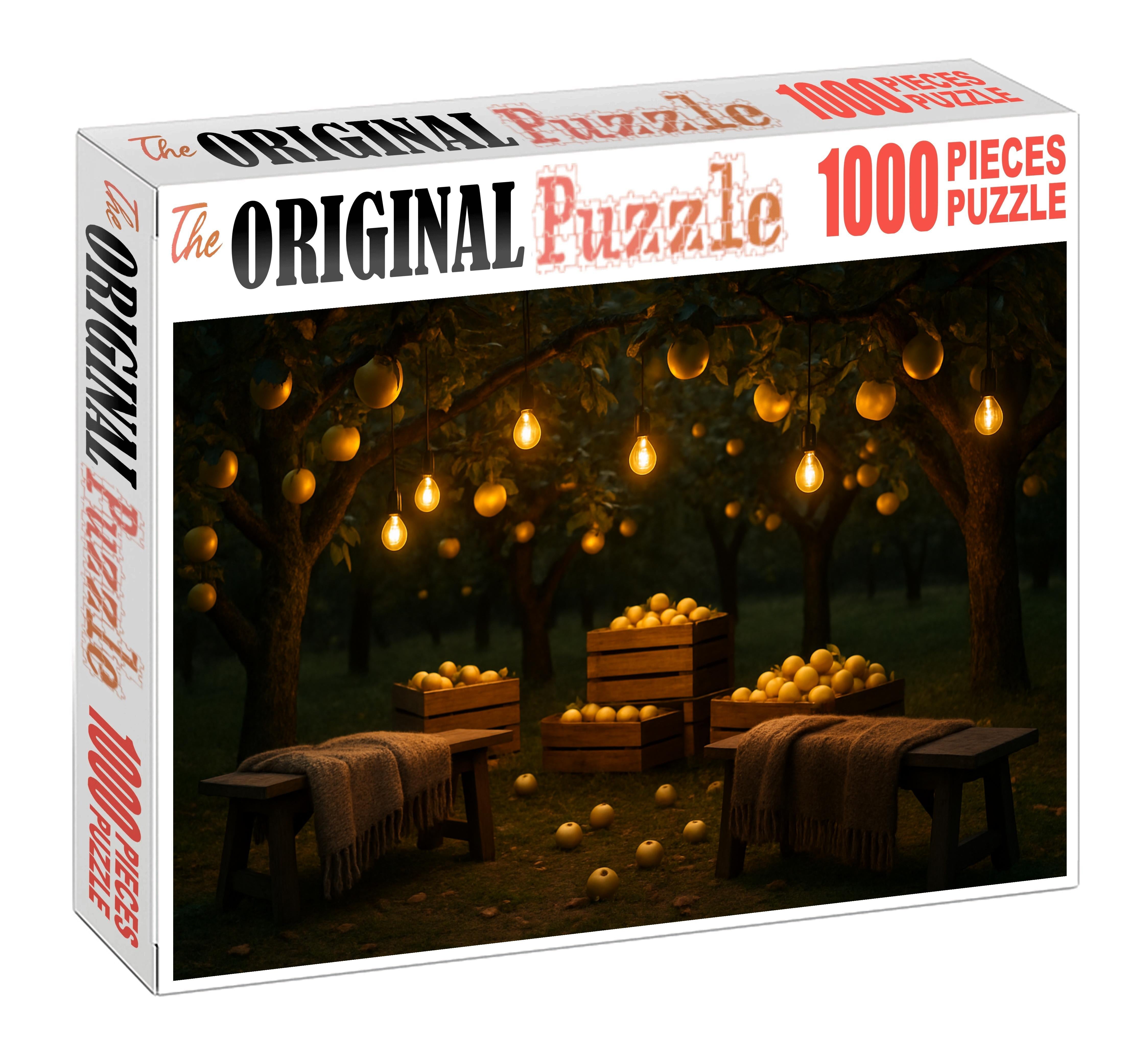 Golden Orchard Evening Puzzle For Adults