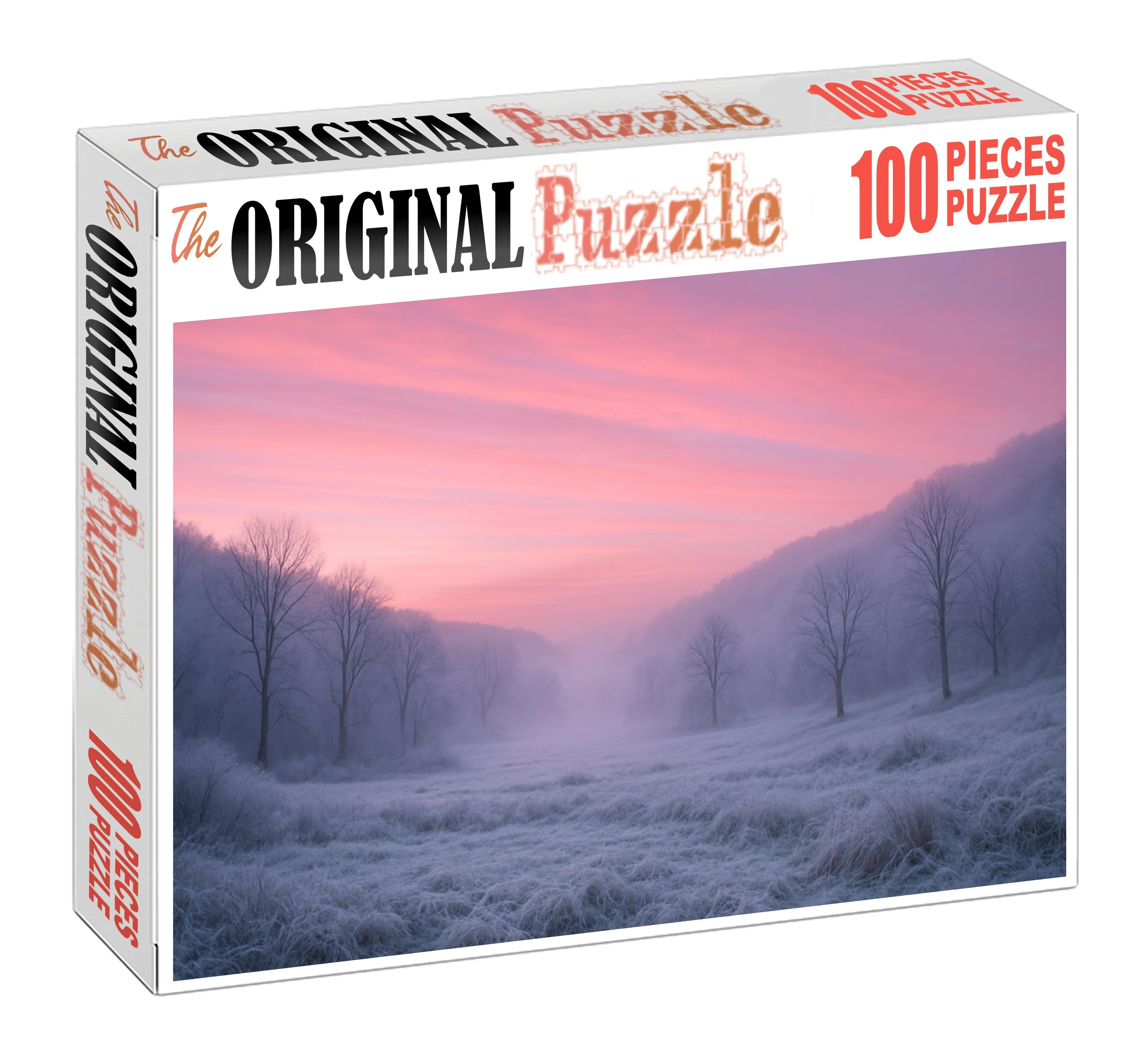 Dawn Over Frosted Valley 500 Piece Puzzle