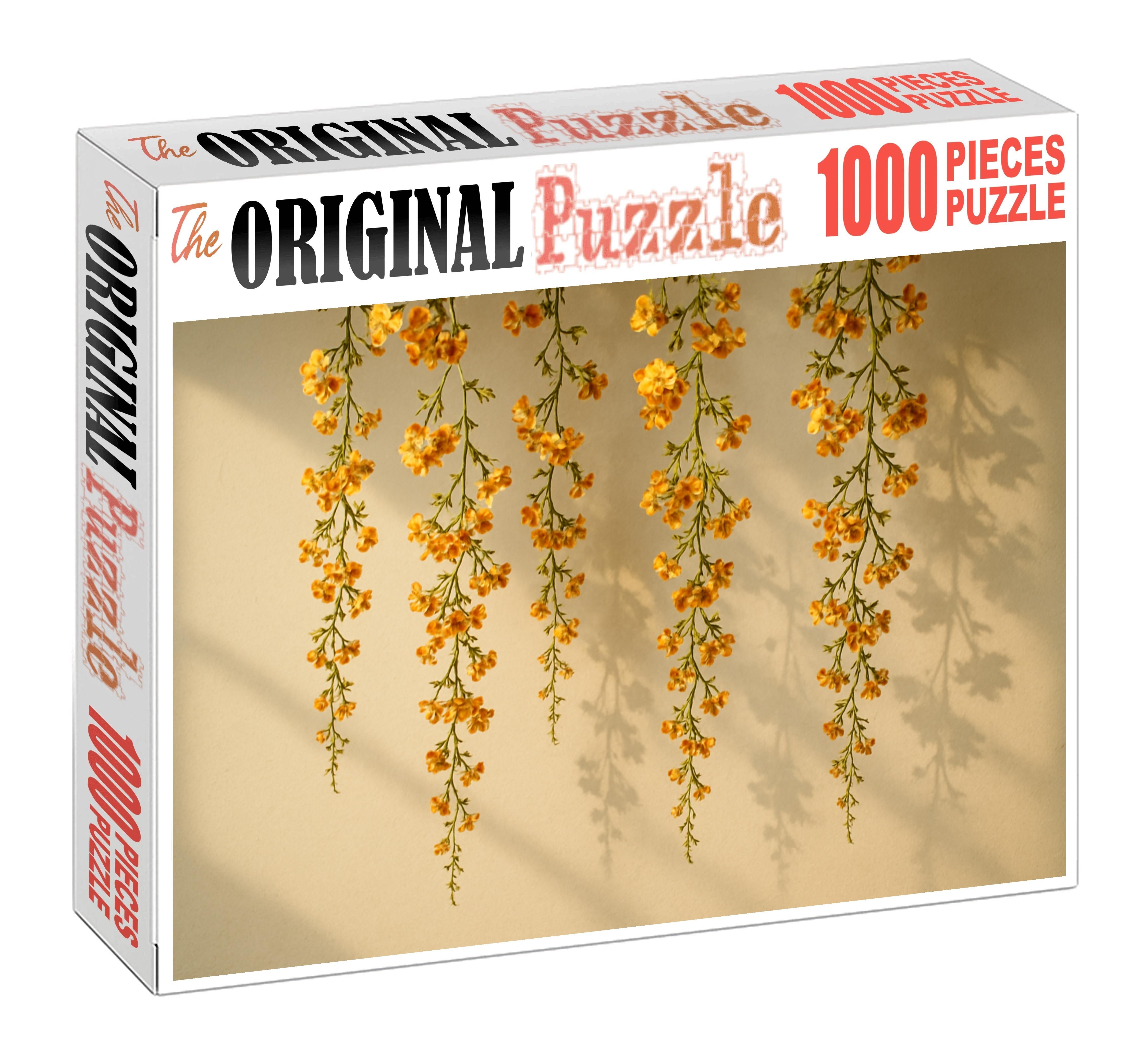 Golden Hour Hanging Garden Warm Toned Blooms On Twining Vines Family Puzzles