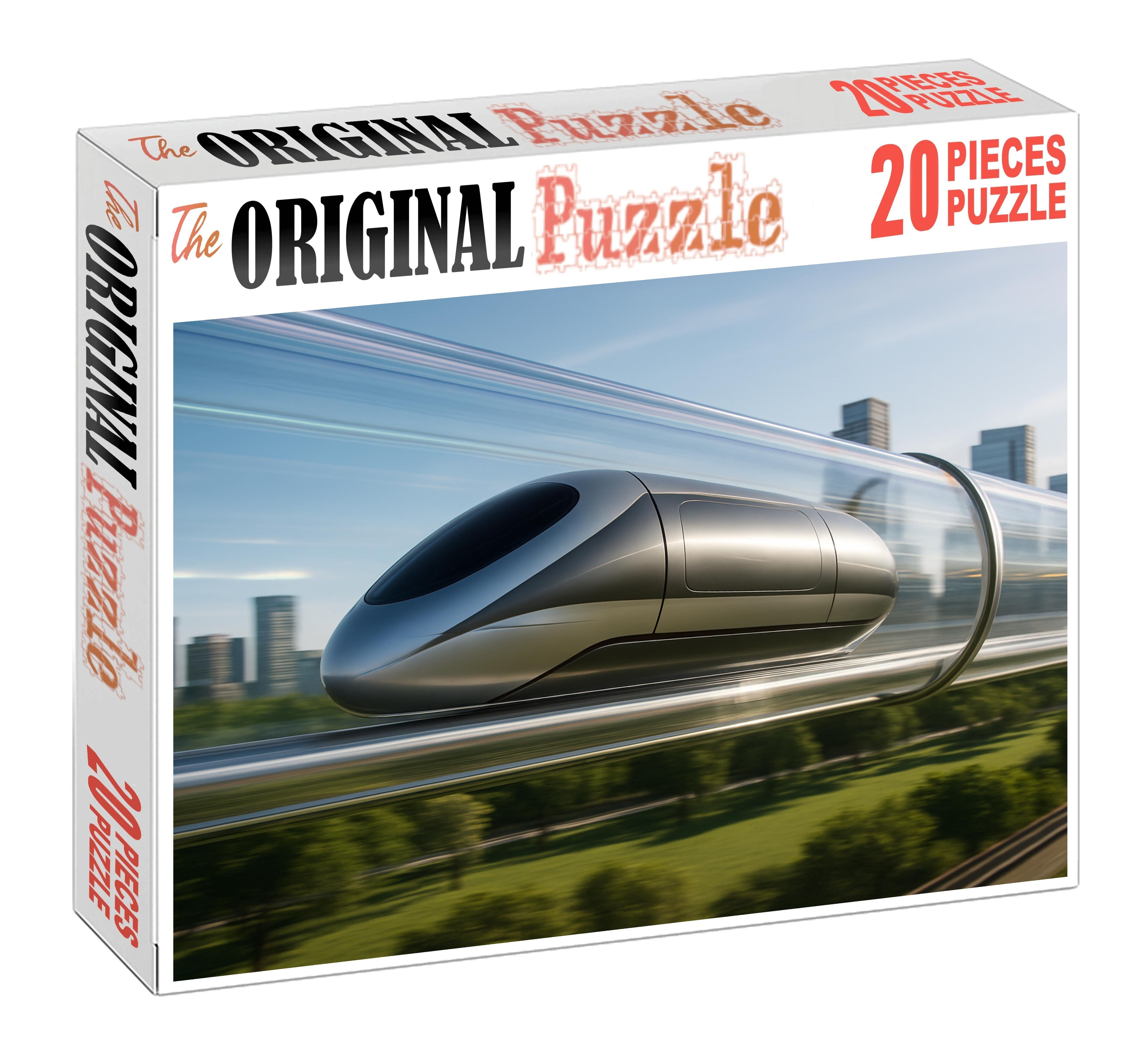 Hydrogen-powered Hyperloop High-speed Vacuum Rail System 300 Piece Puzzle