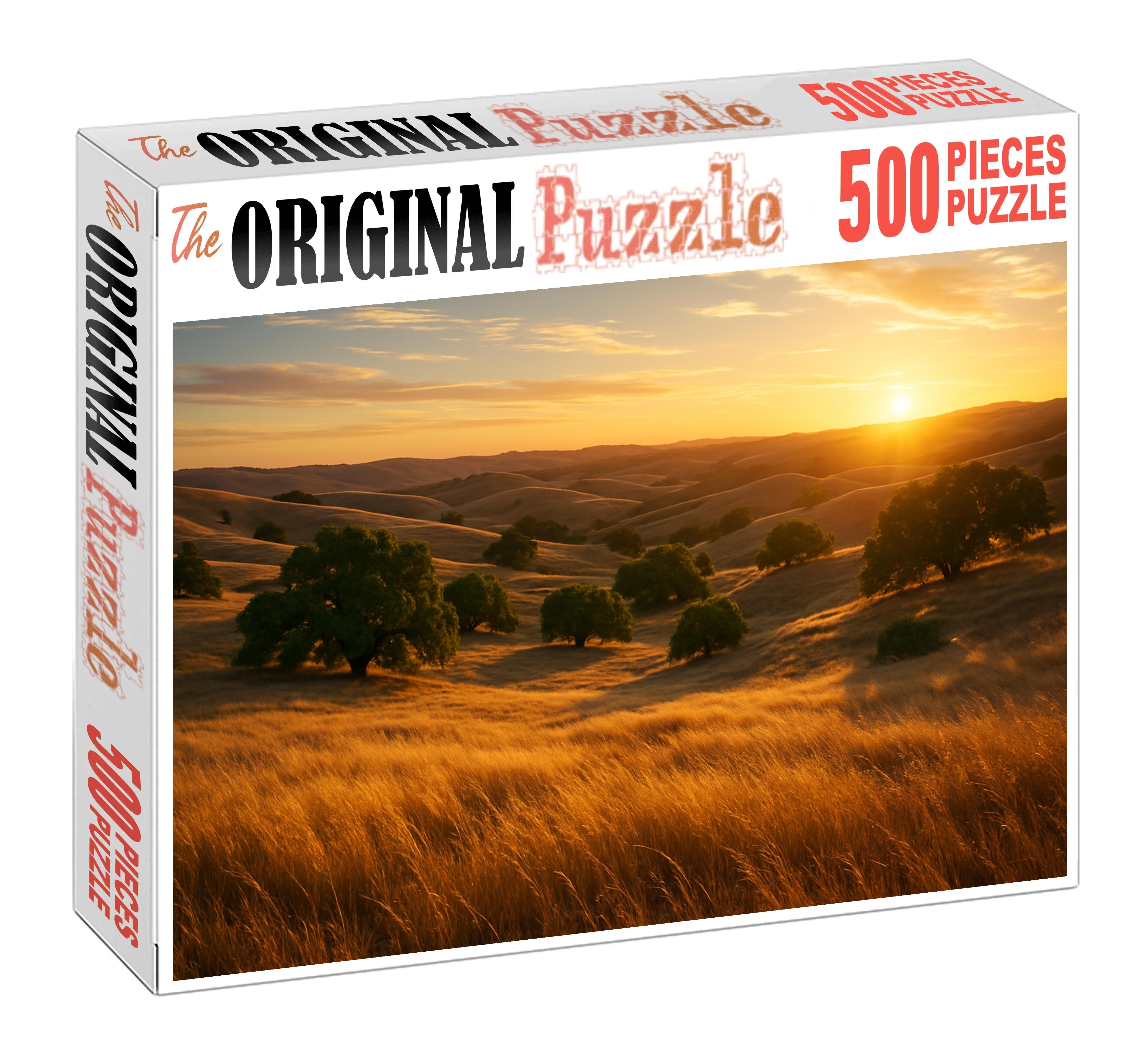 Golden Savannah Prairie 200 Piece Puzzle