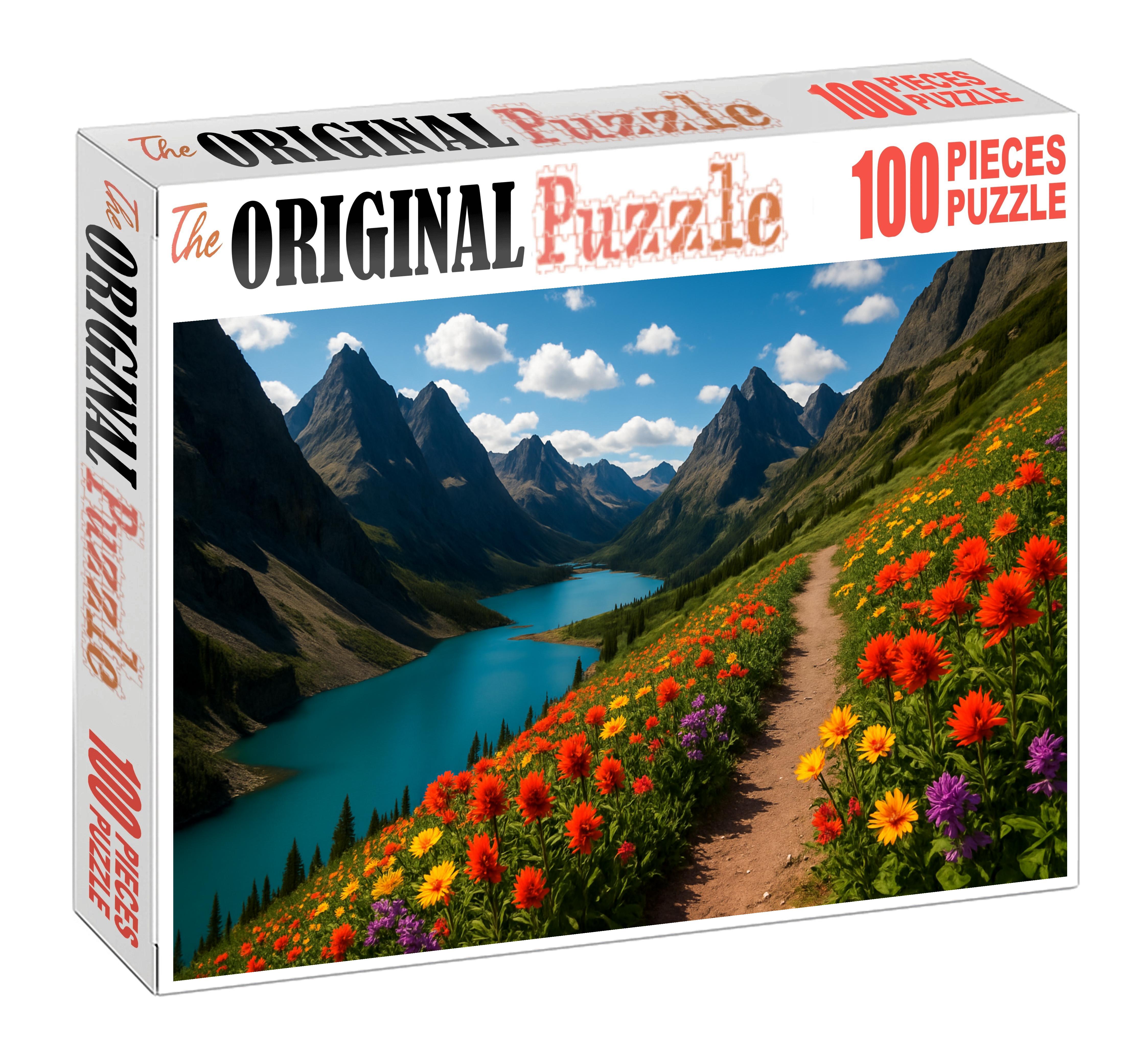 Glacial Sapphire Lakes 50 Piece Puzzle