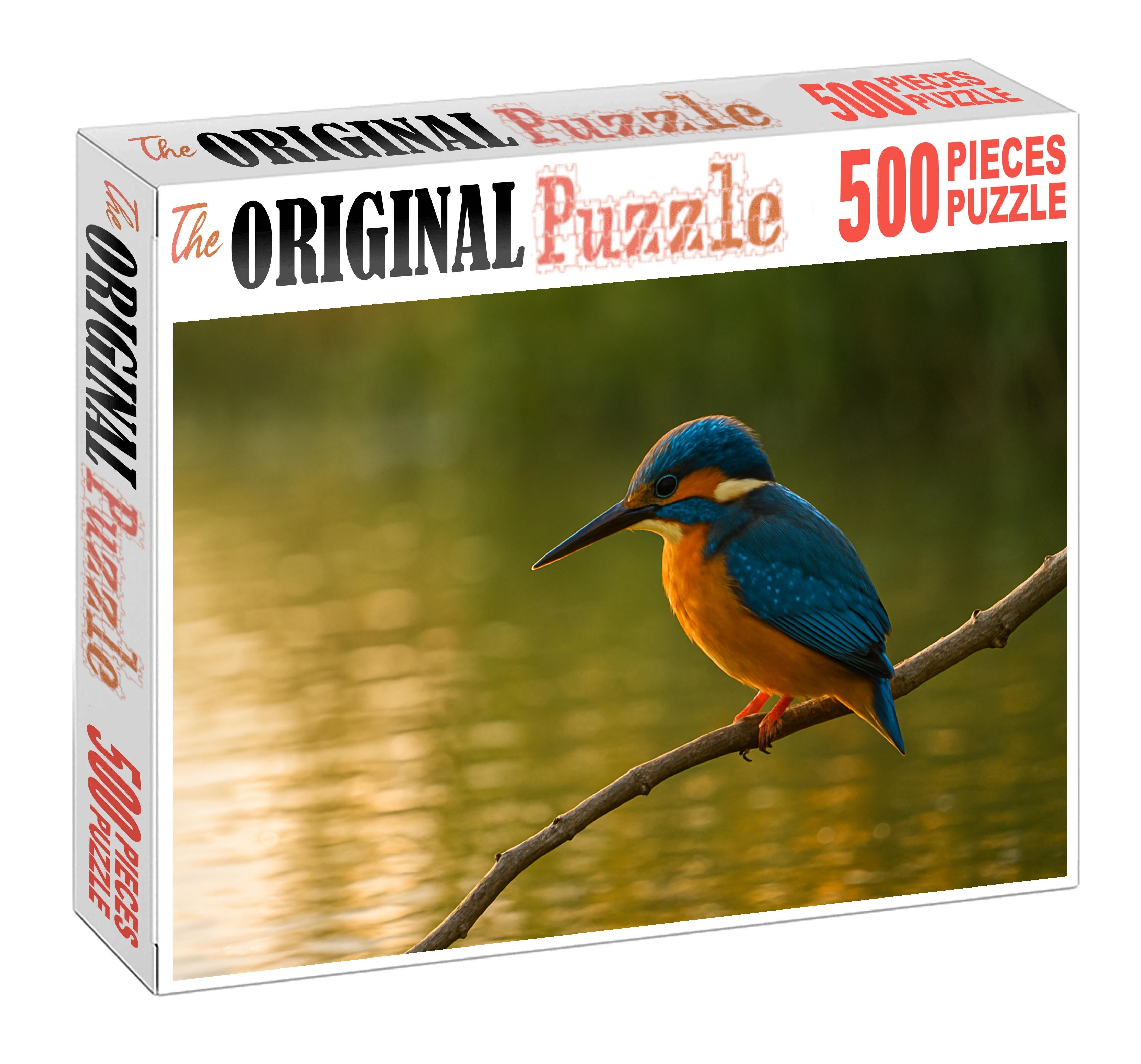 Azure Kingfisher Jewel Of Quiet Waterways 50 Piece Puzzle