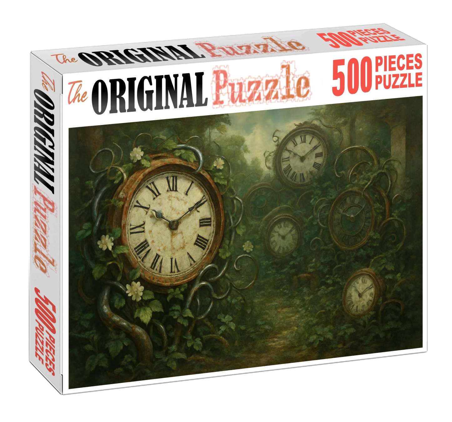 Mechanical Garden Of Broken Clocks 200 Piece Puzzle