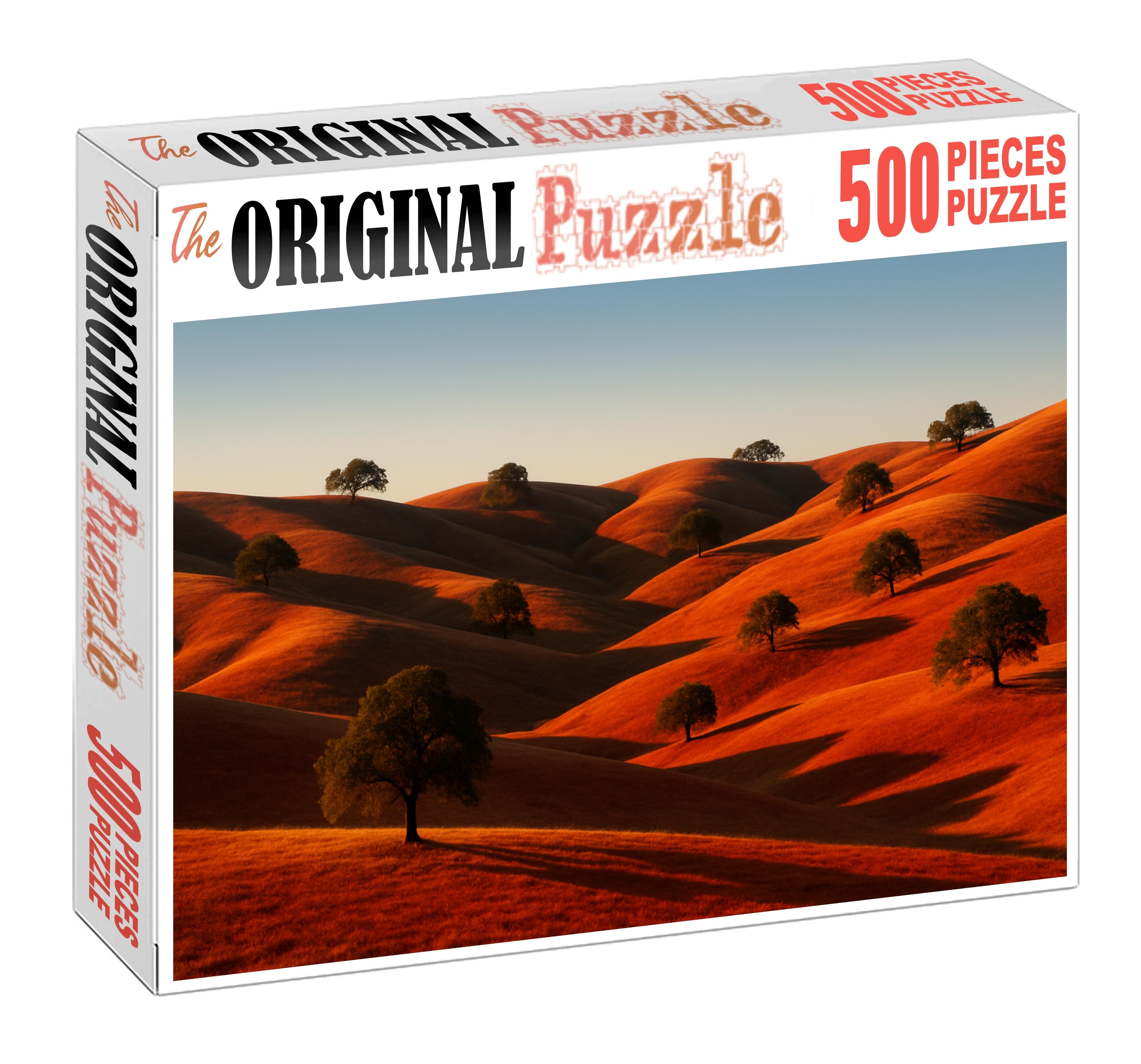 Crimson Hilltop Vista Challenging Puzzles