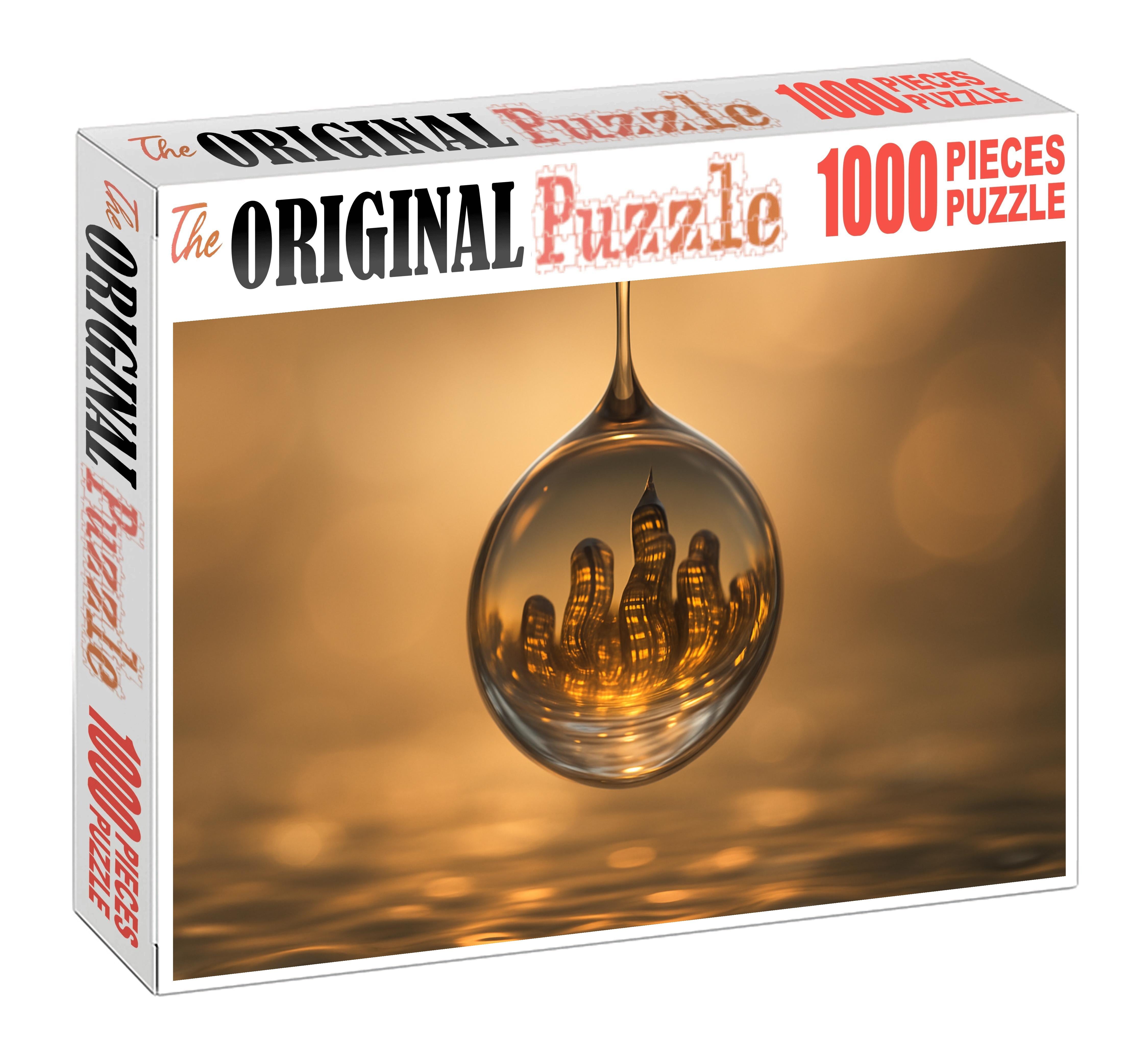 Cityscape In A Droplet Puzzle Fun