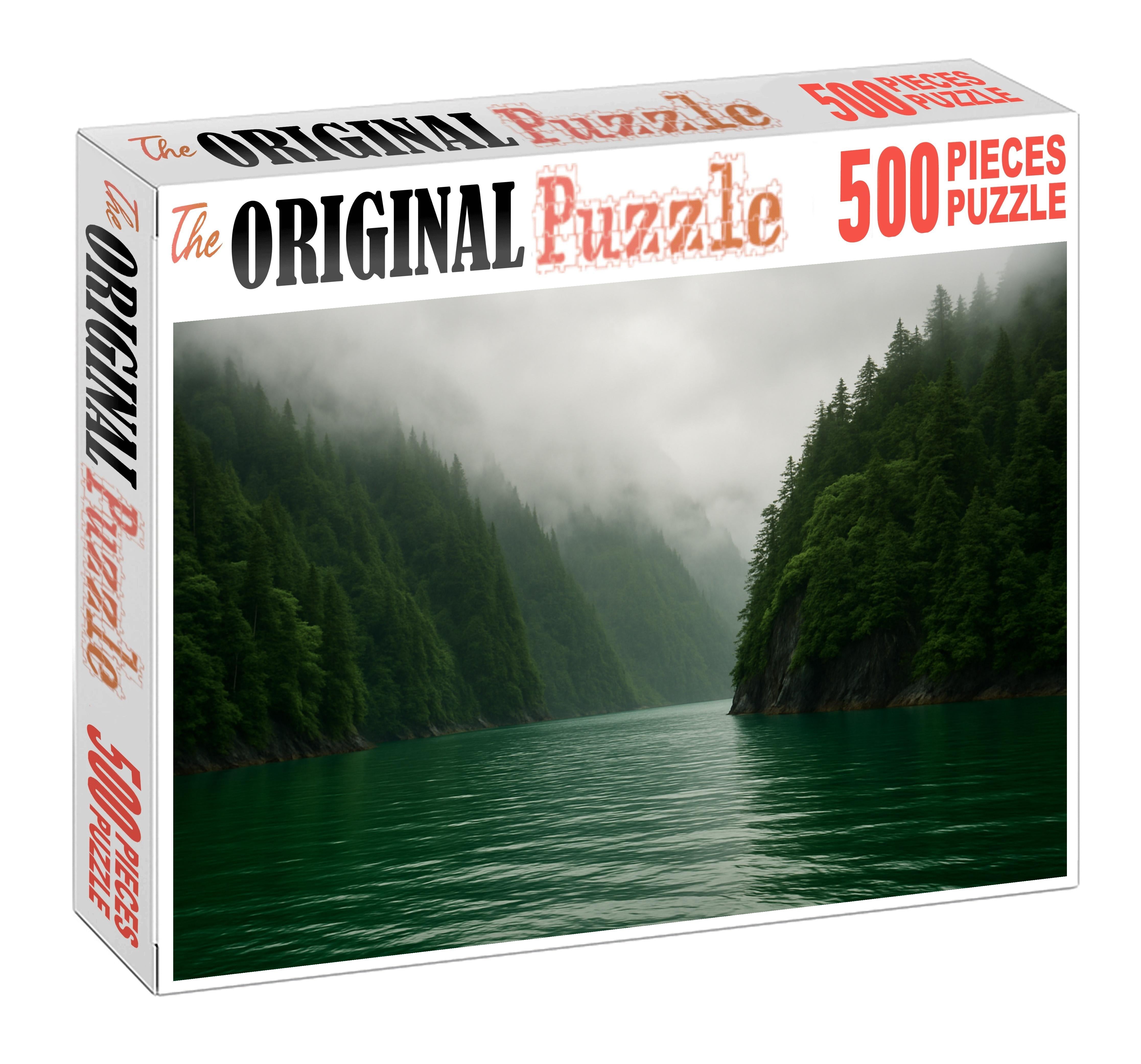 Emerald Fjord Harbor Unique Puzzle Design