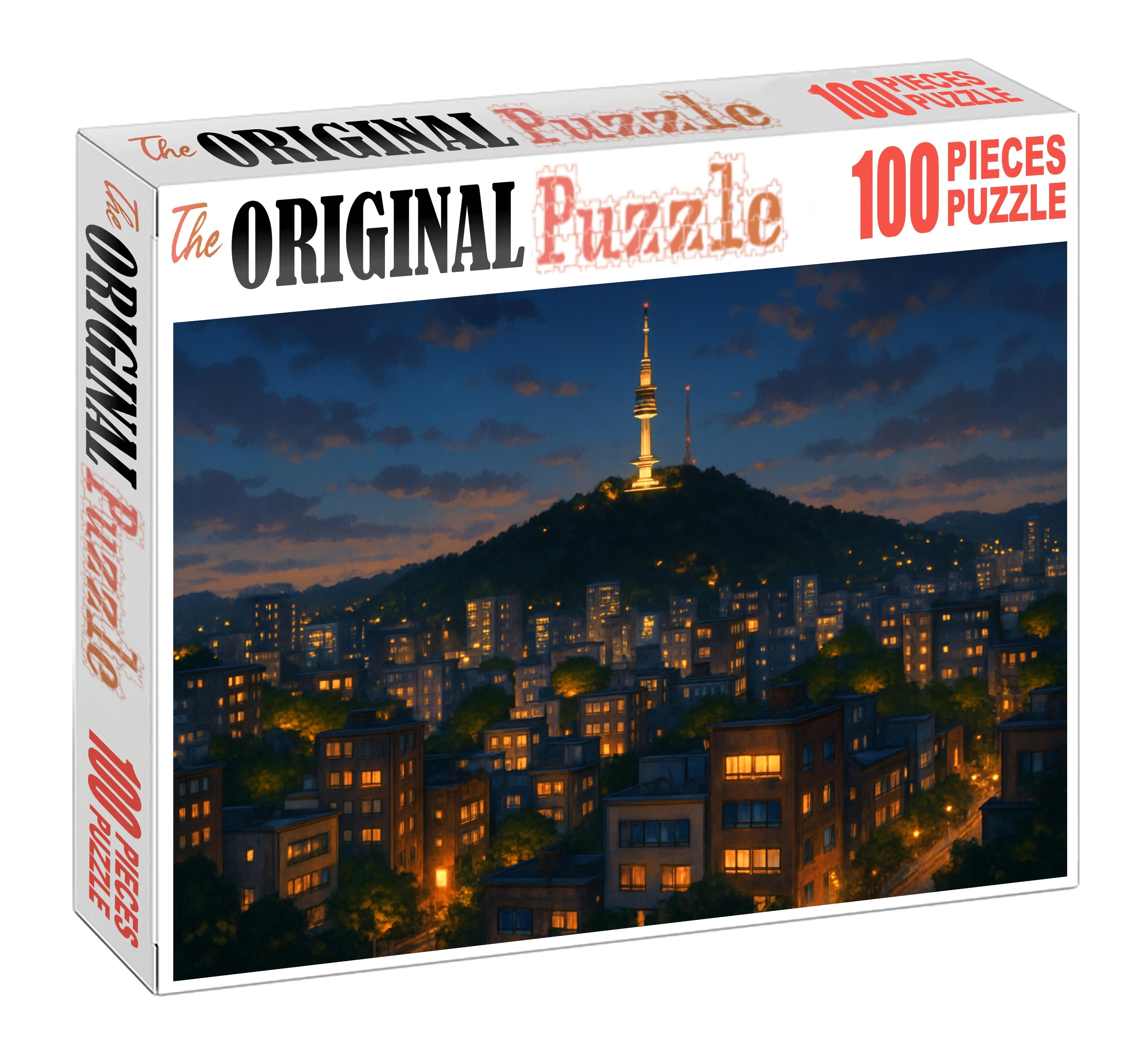 Seoul Namsan Skyline Fusion Of Technology And Tradition Framed By Namsan Tower Puzzle Challenge