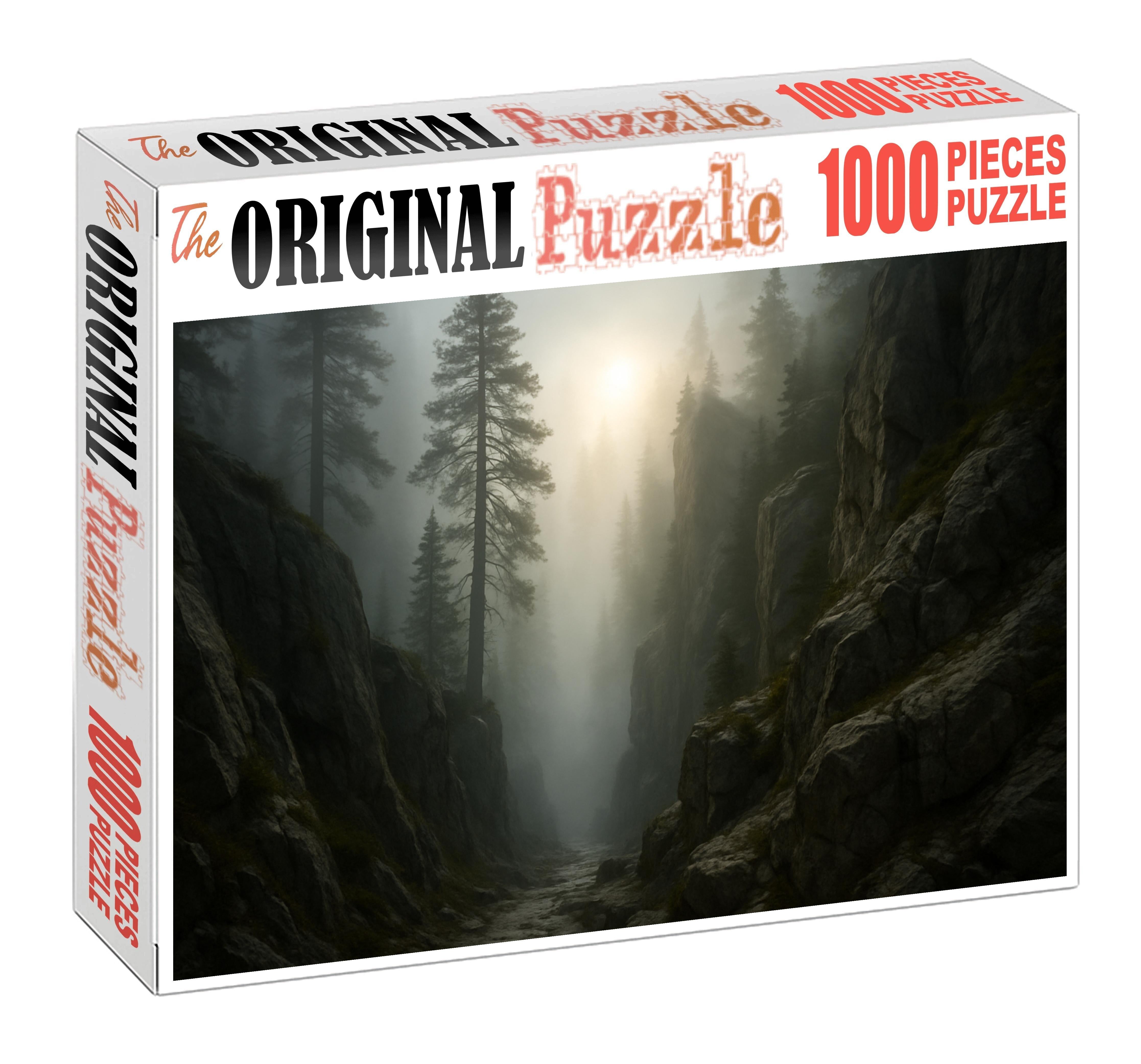 Misty Mountain Pass Puzzle For Kids
