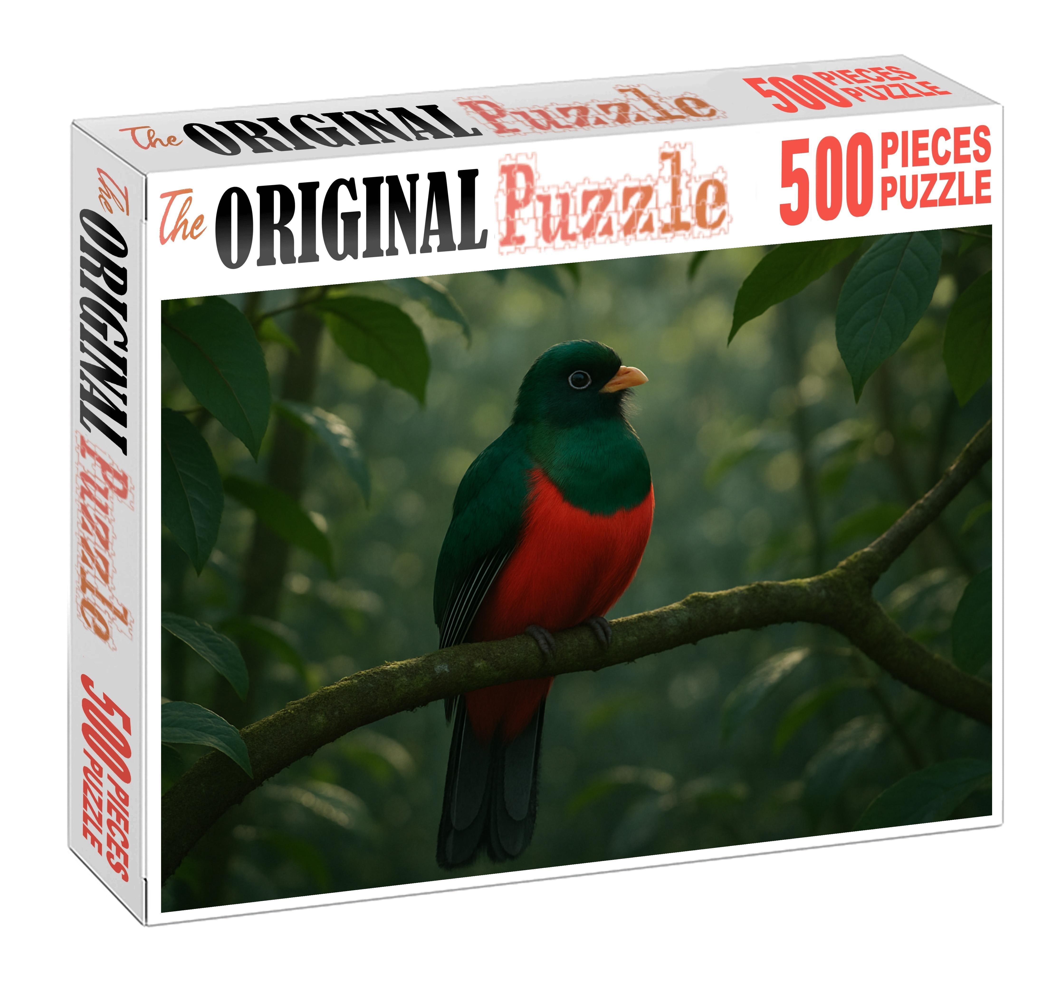 Elegant Trogon Jewel Of The Subtropics Challenging Puzzles