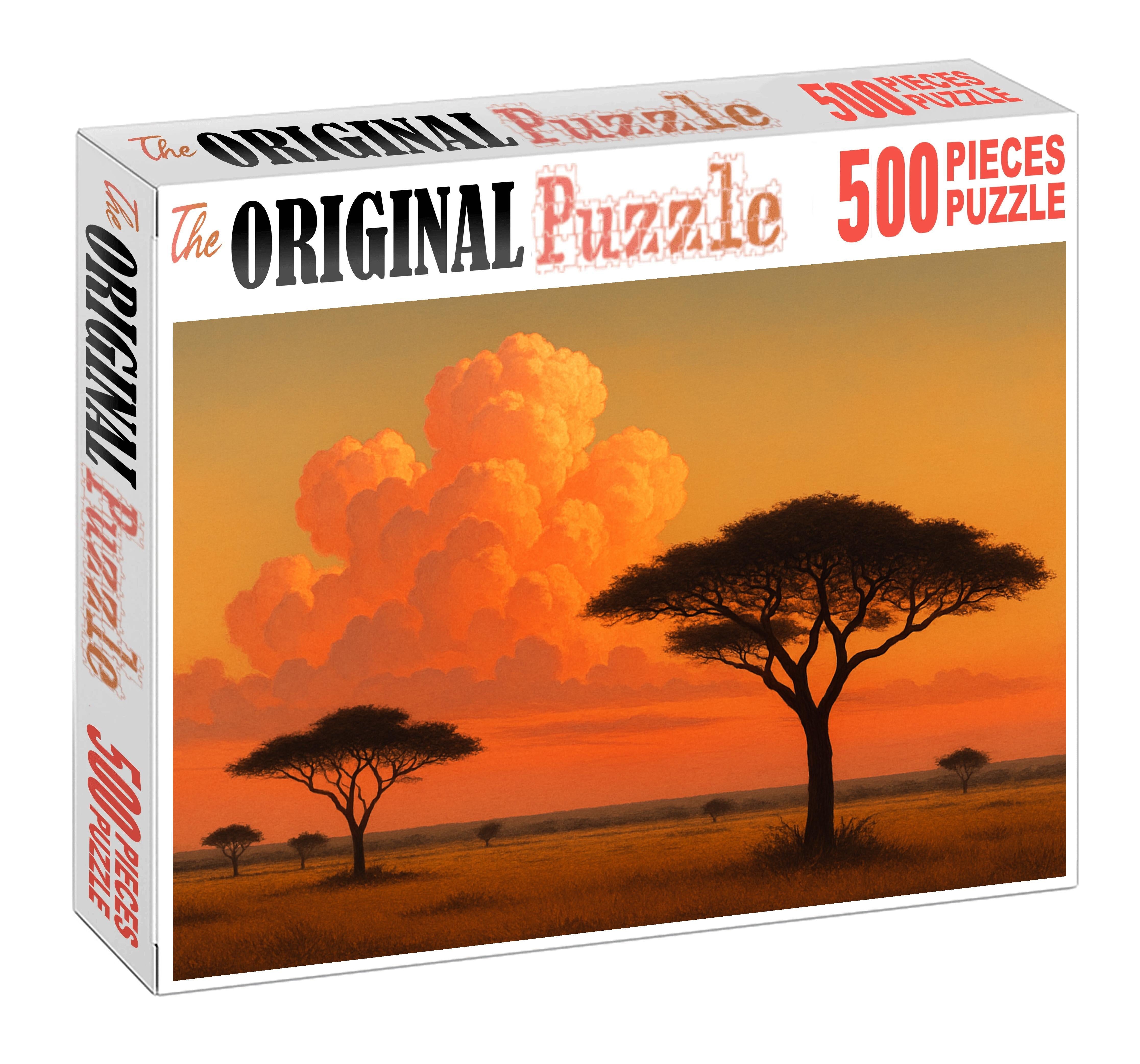 Sunset Glow Savannah 200 Piece Puzzle