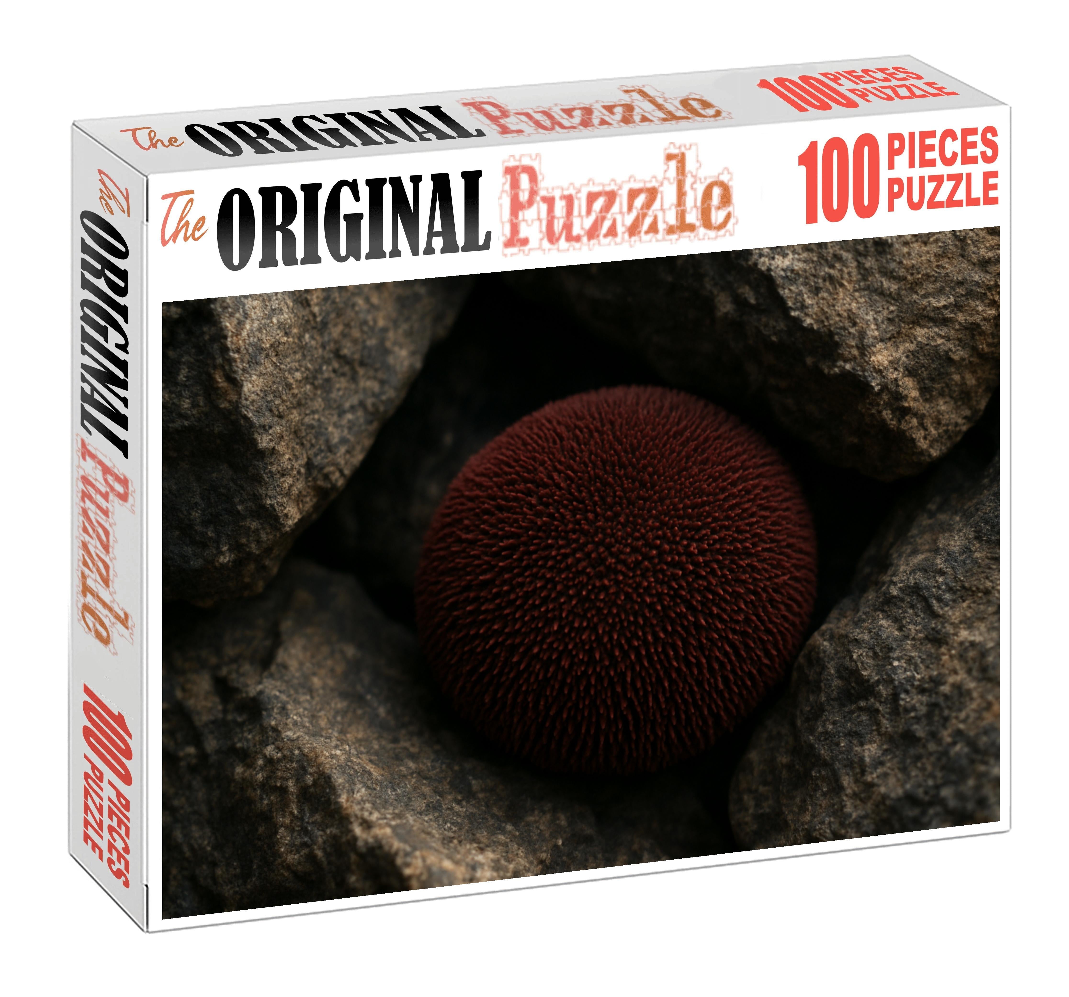 Velvet-spined Sea Urchin Rounded Echinoid With Dense Soft Spines Easy Puzzles