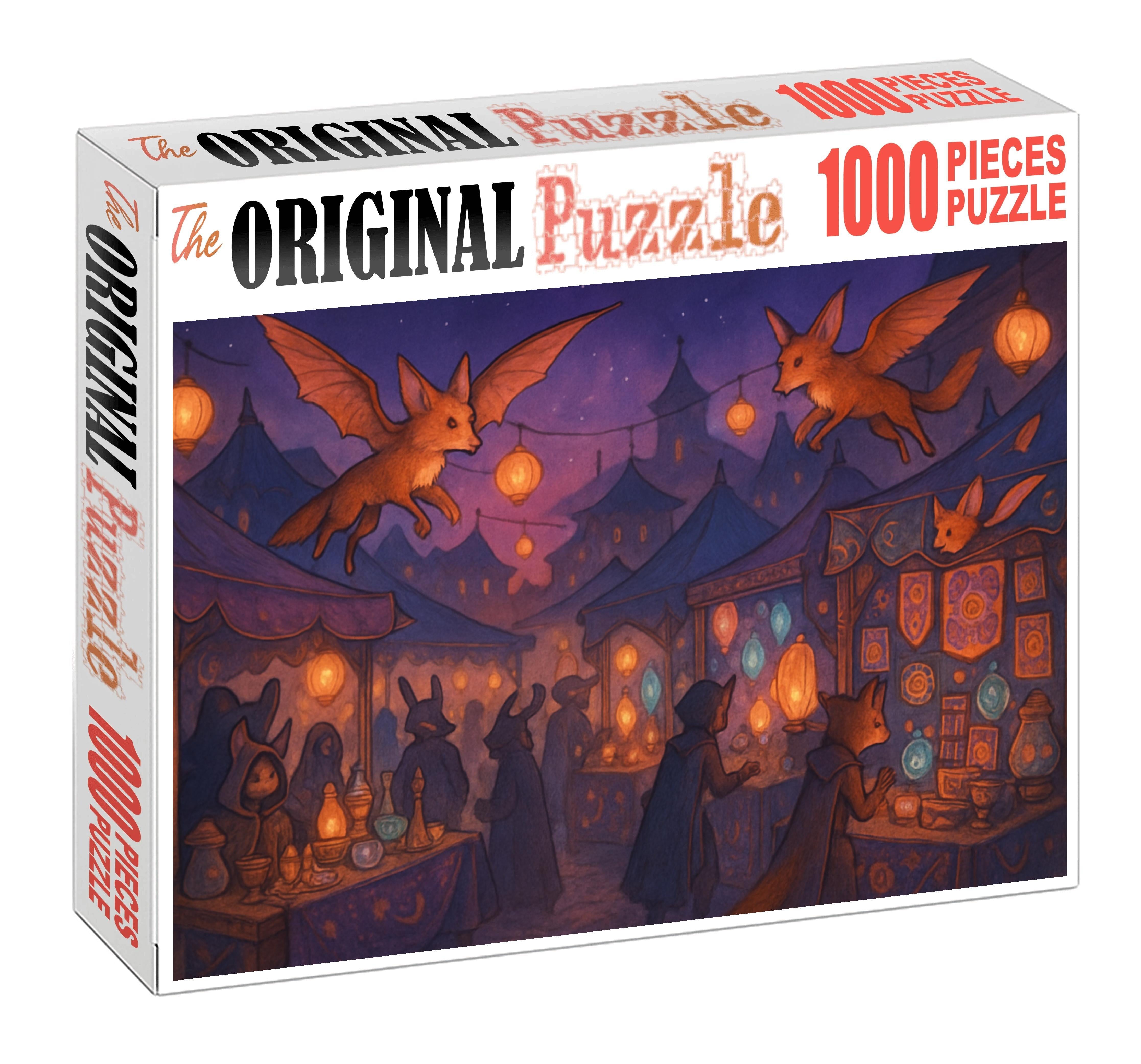 The Enchanted Market Of Twilight Wonders 300 Piece Puzzle