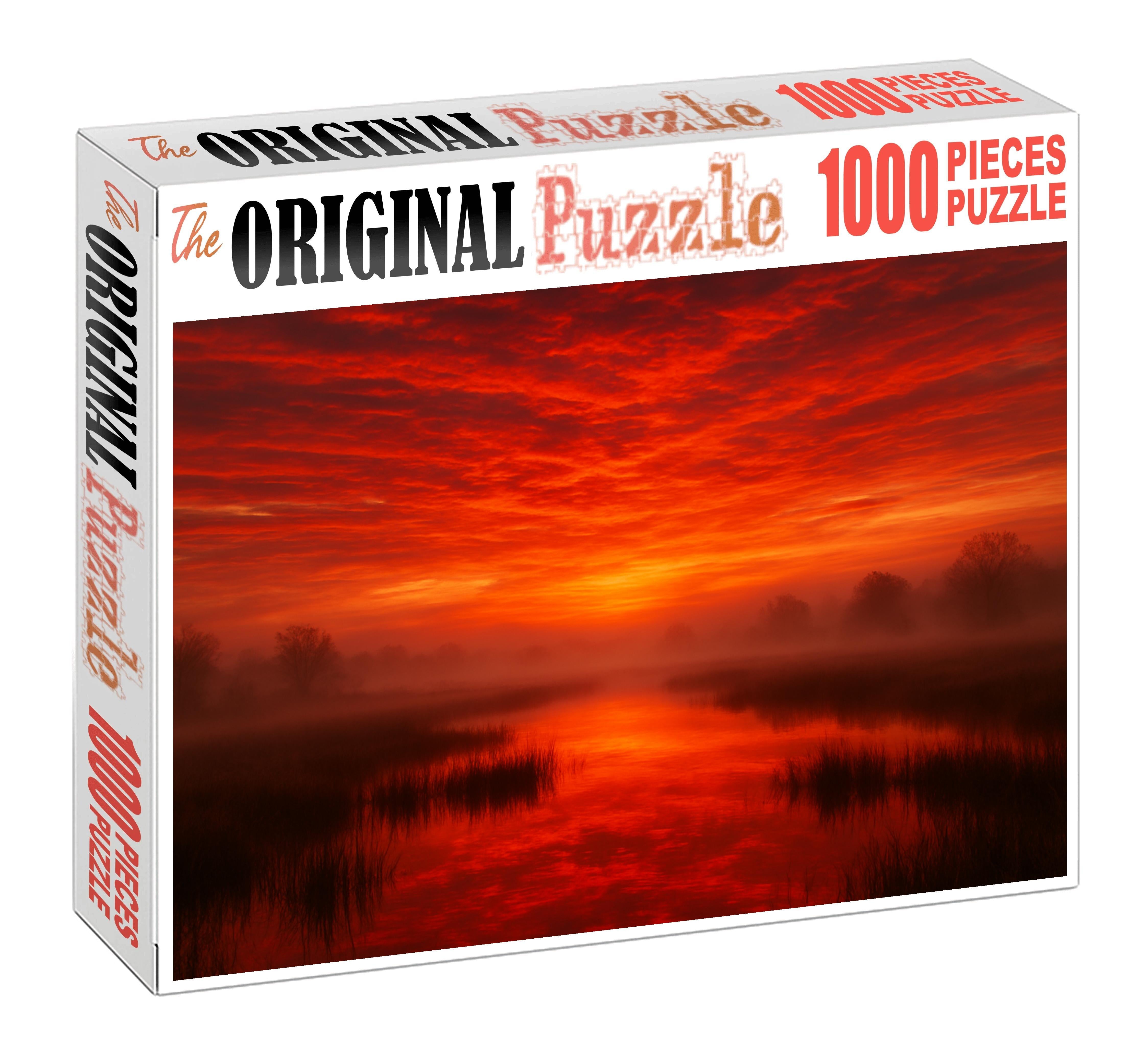 Crimson Horizon Veil Puzzle Collection