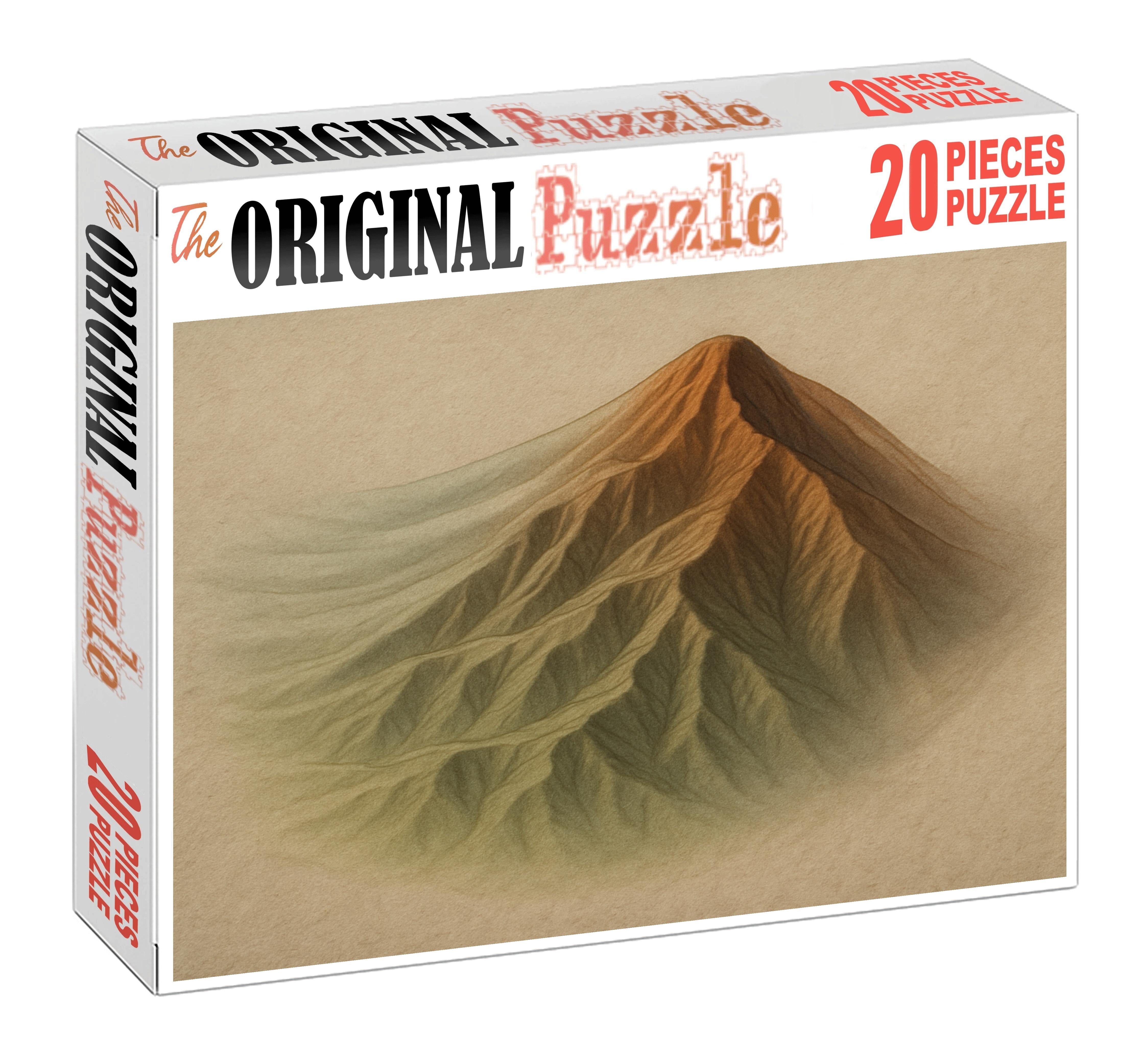 Topographic Shadow Relief With Color Wash Puzzle Collection