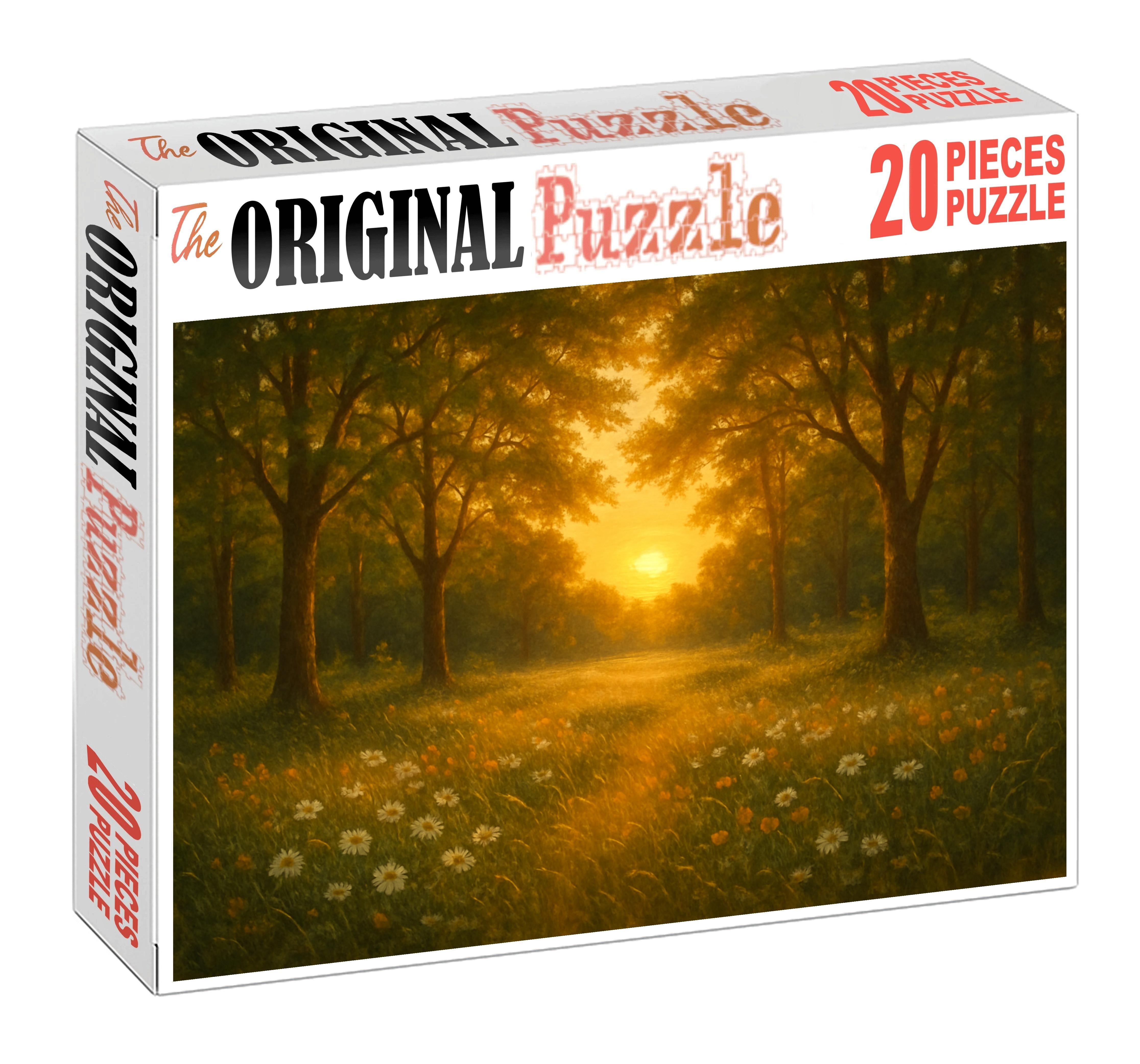 Golden Twilight Glade Large Format Puzzle