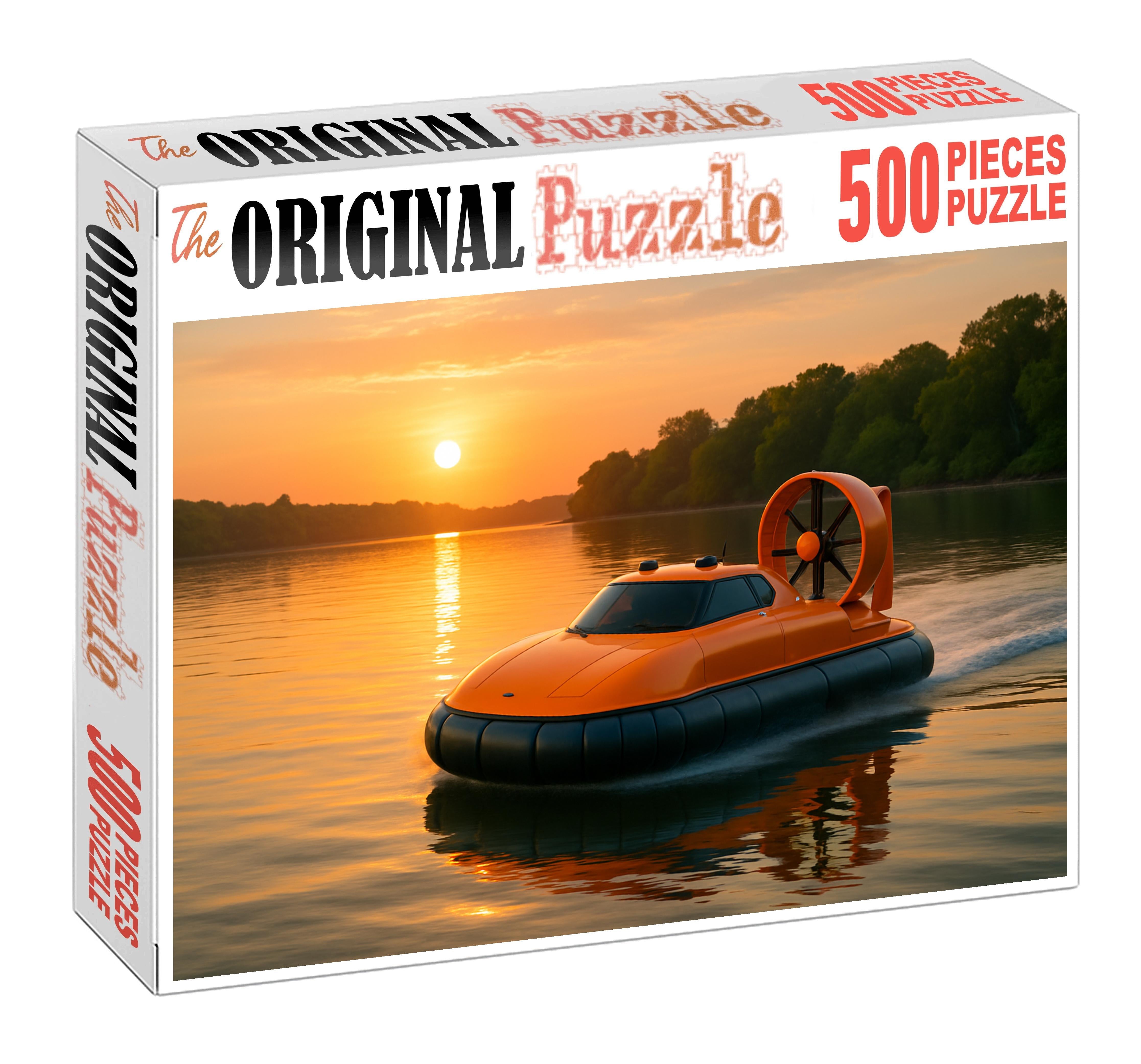 Electric Hovercraft Versatile Craft Gliding Over Land And Water Puzzle For Kids