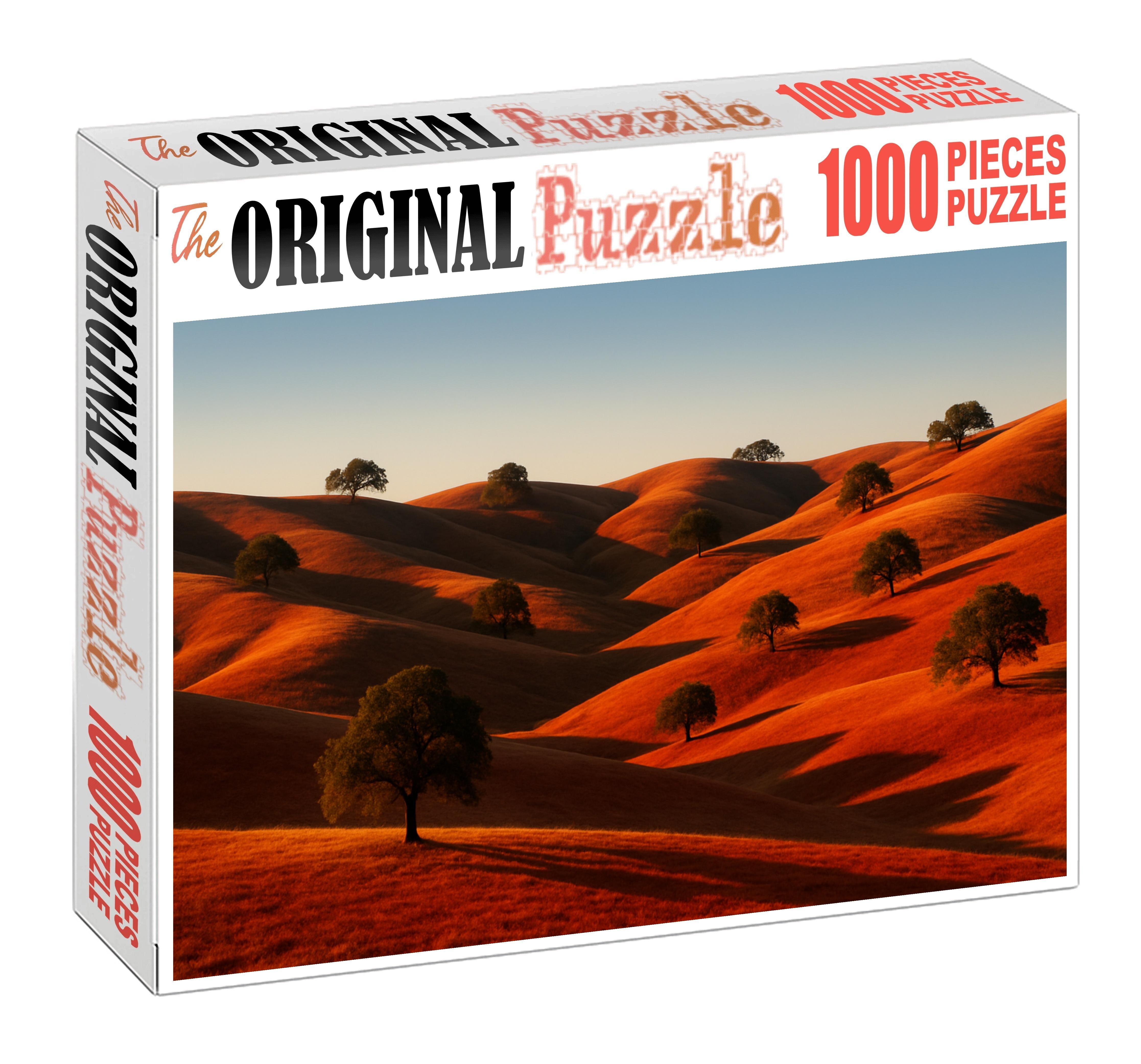 Crimson Hilltop Vista Challenging Puzzles