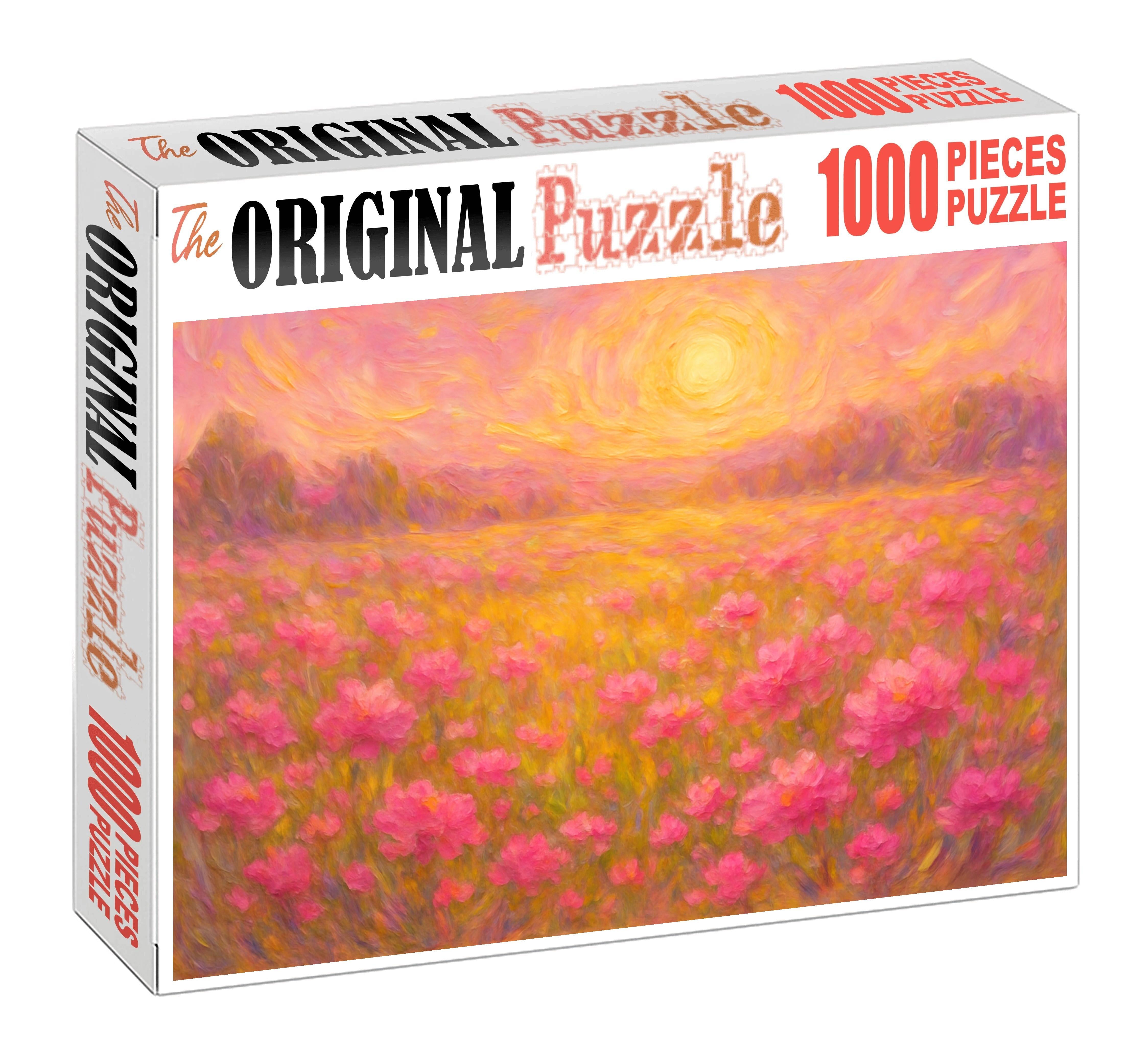 Symphony In Pink And Gold 100 Piece Puzzle