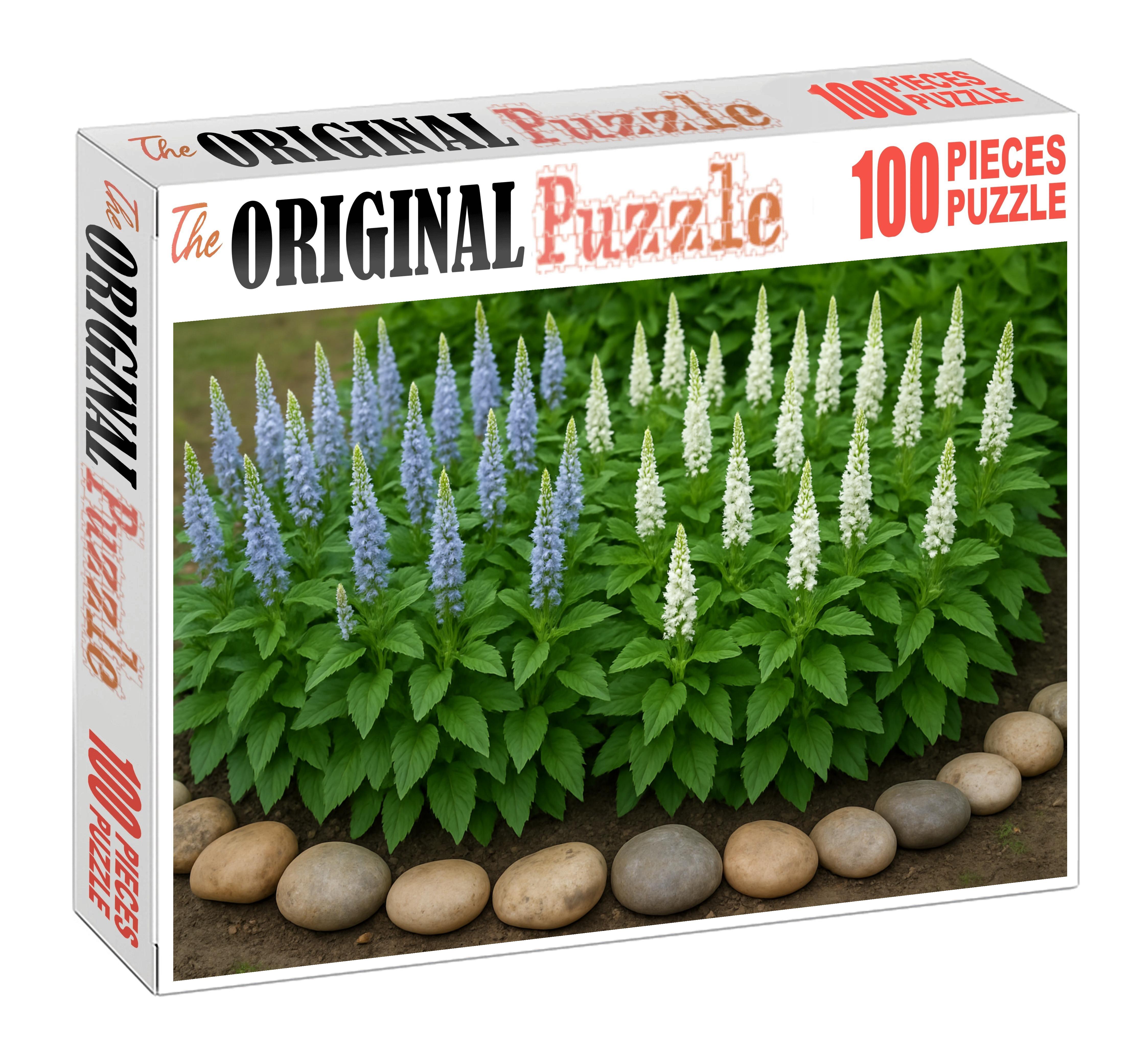 Serene Herb Garden Border Puzzle Collection