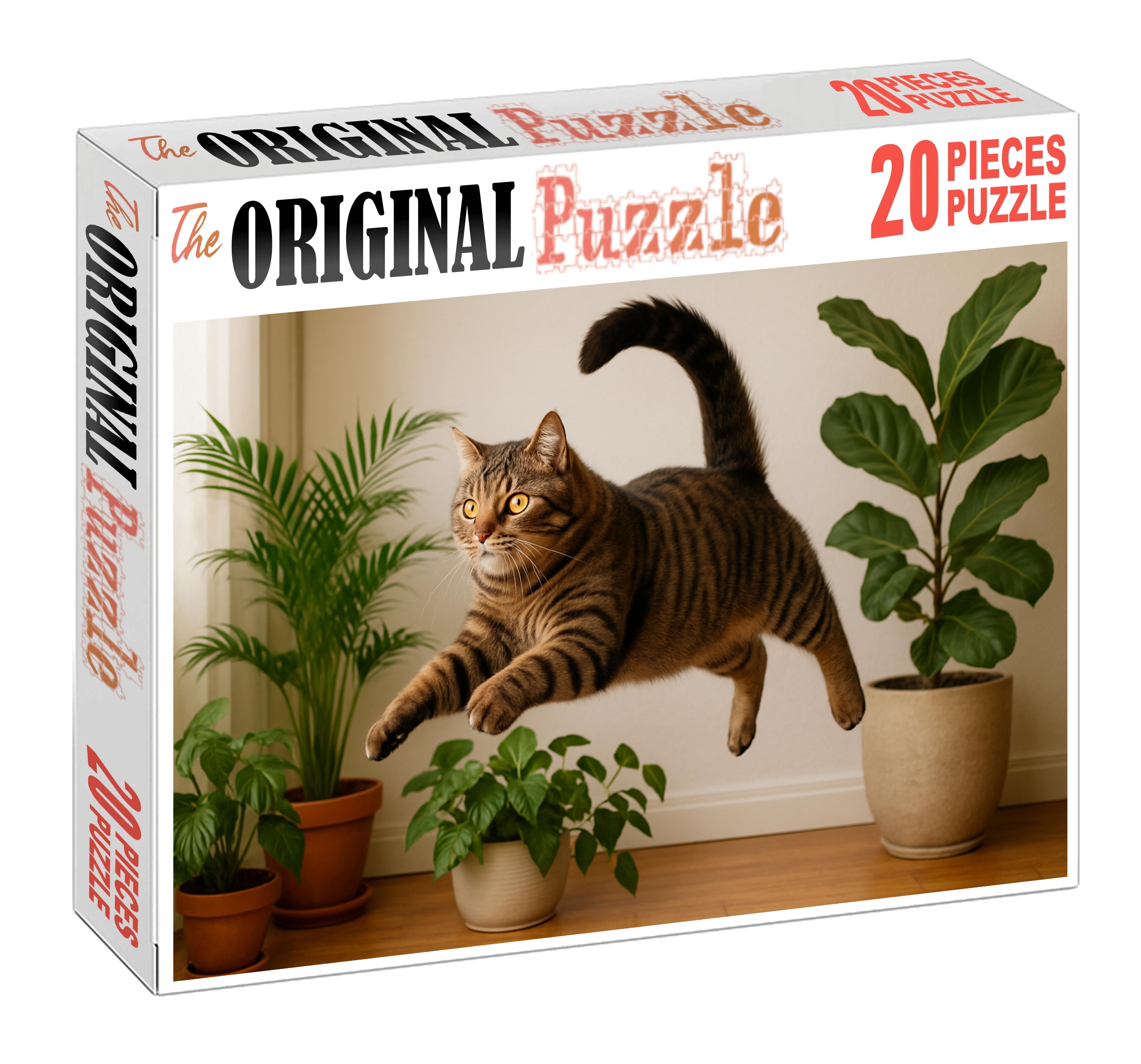 Bronze Ember Rich Brown Tabby With Spirited Energy 1000 Piece Puzzle