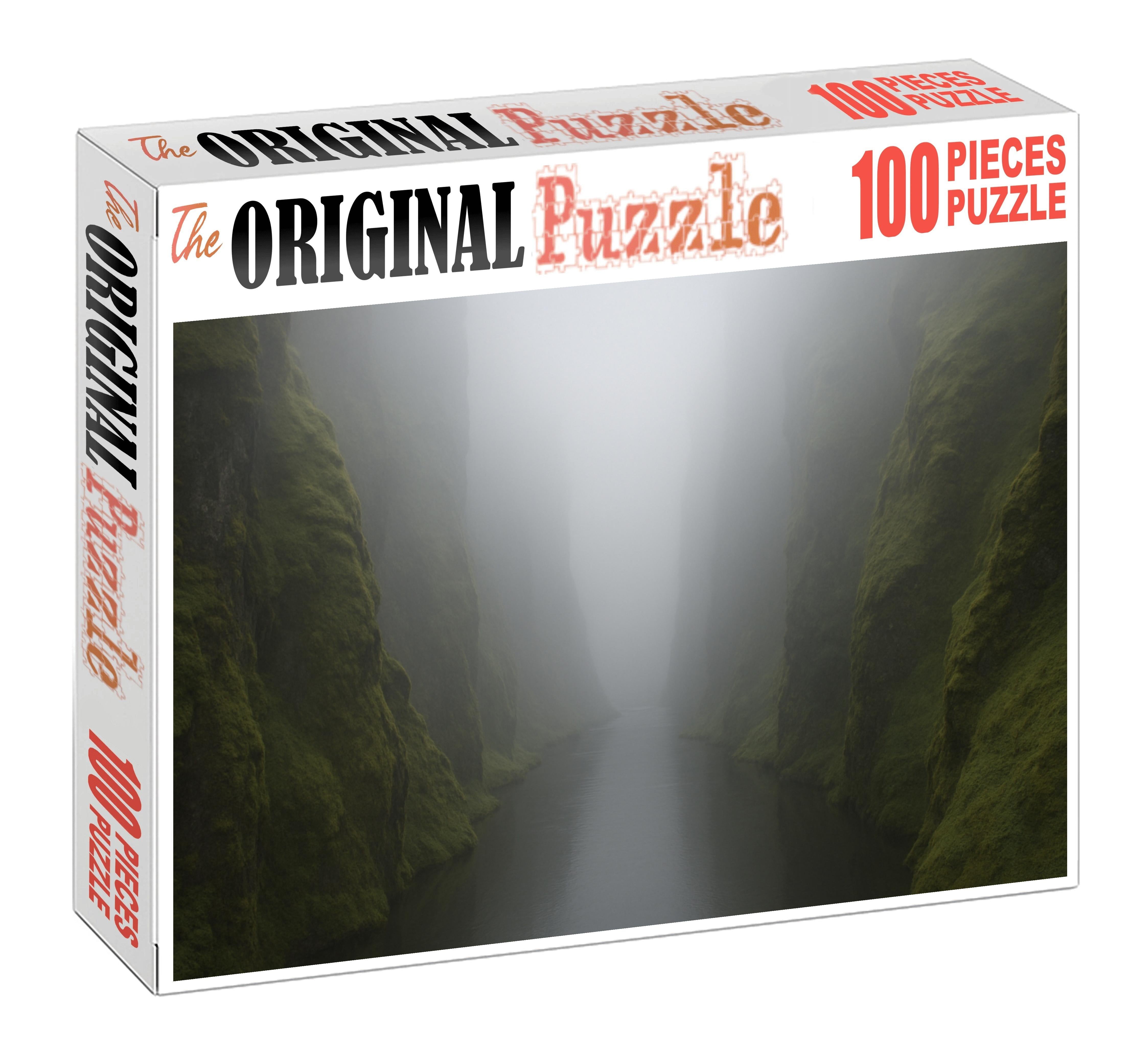 Fog-draped River Gorge Puzzle Collection